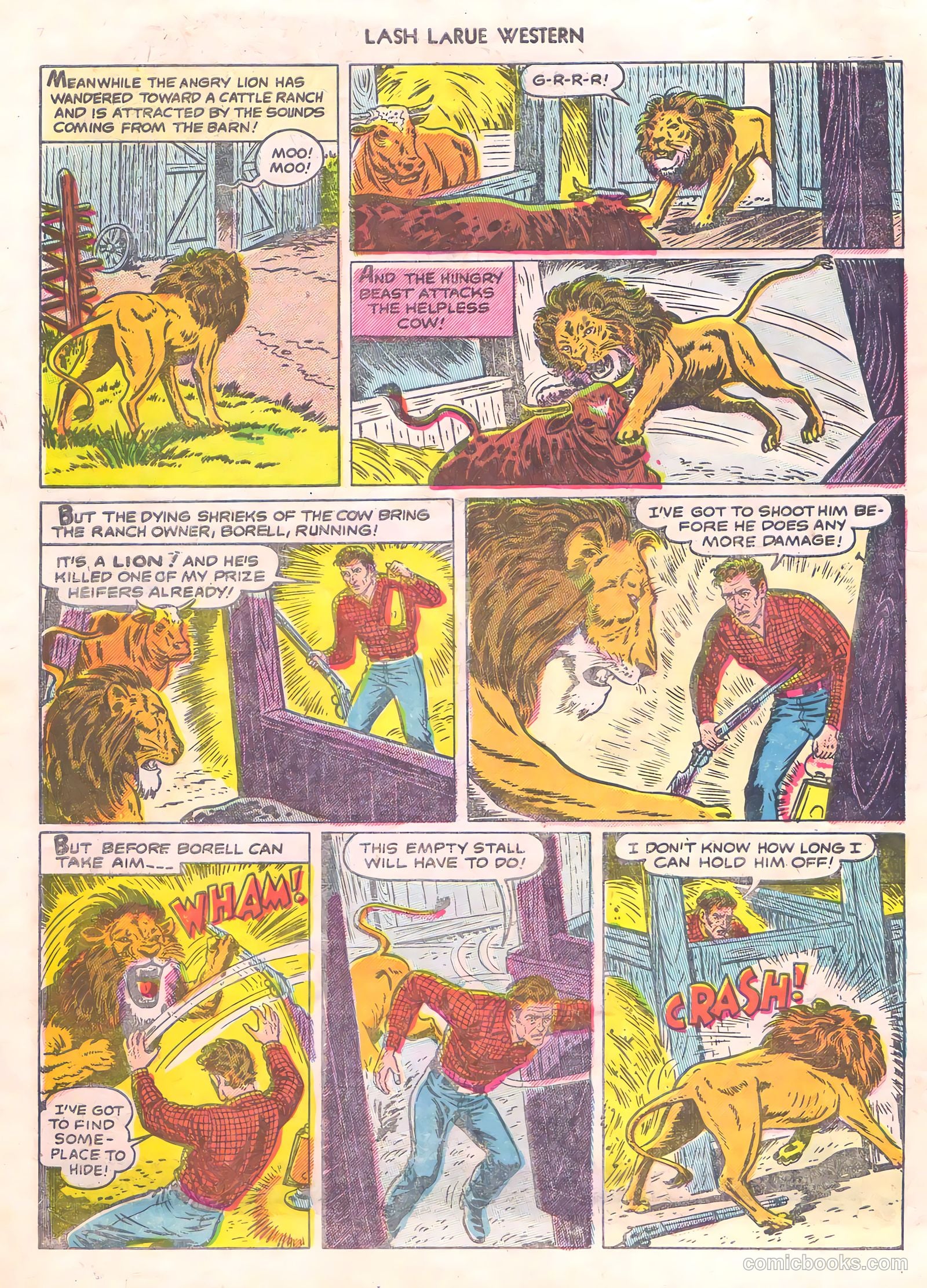 Lash La Rue Western #56 (1955) — page 30 of 36