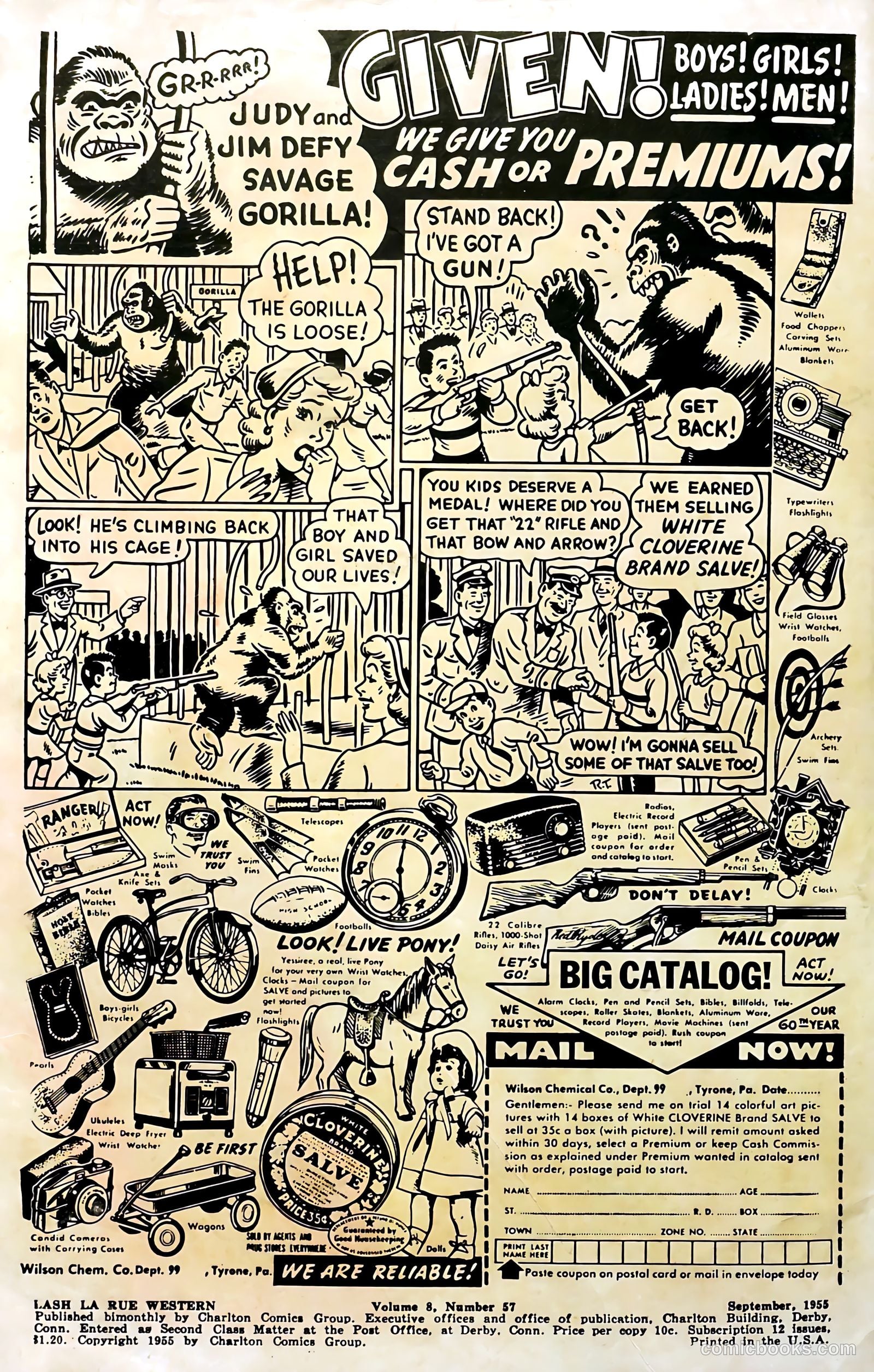 Lash La Rue Western #57 (1955) — page 2 of 36