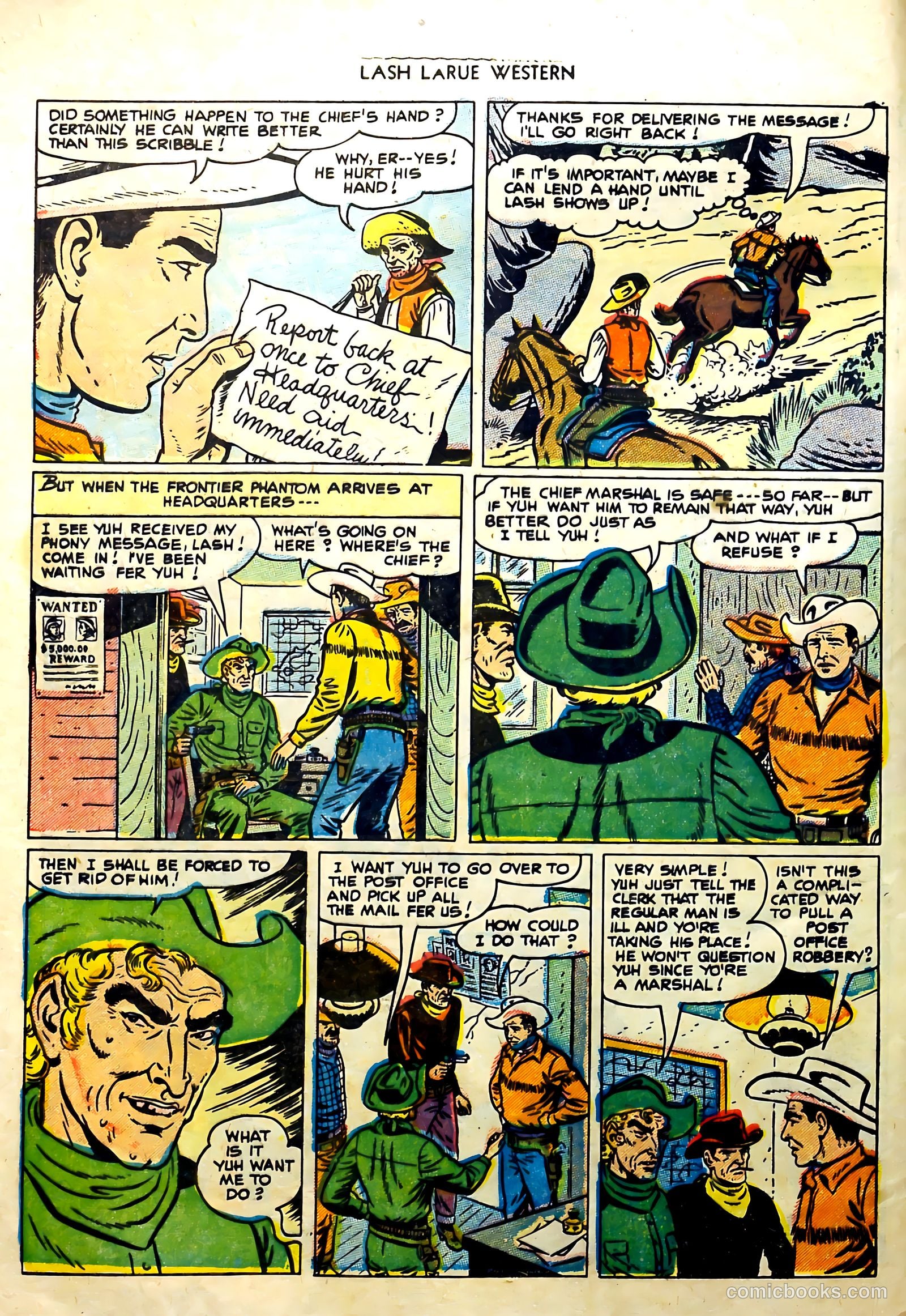 Lash La Rue Western #57 (1955) — page 4 of 36