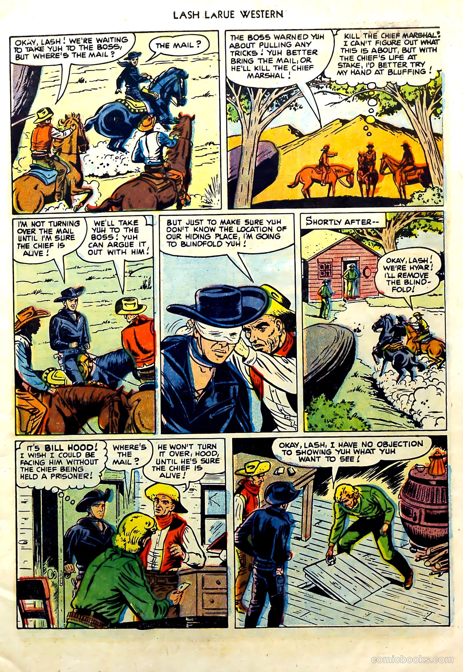 Lash La Rue Western #57 (1955) — page 7 of 36