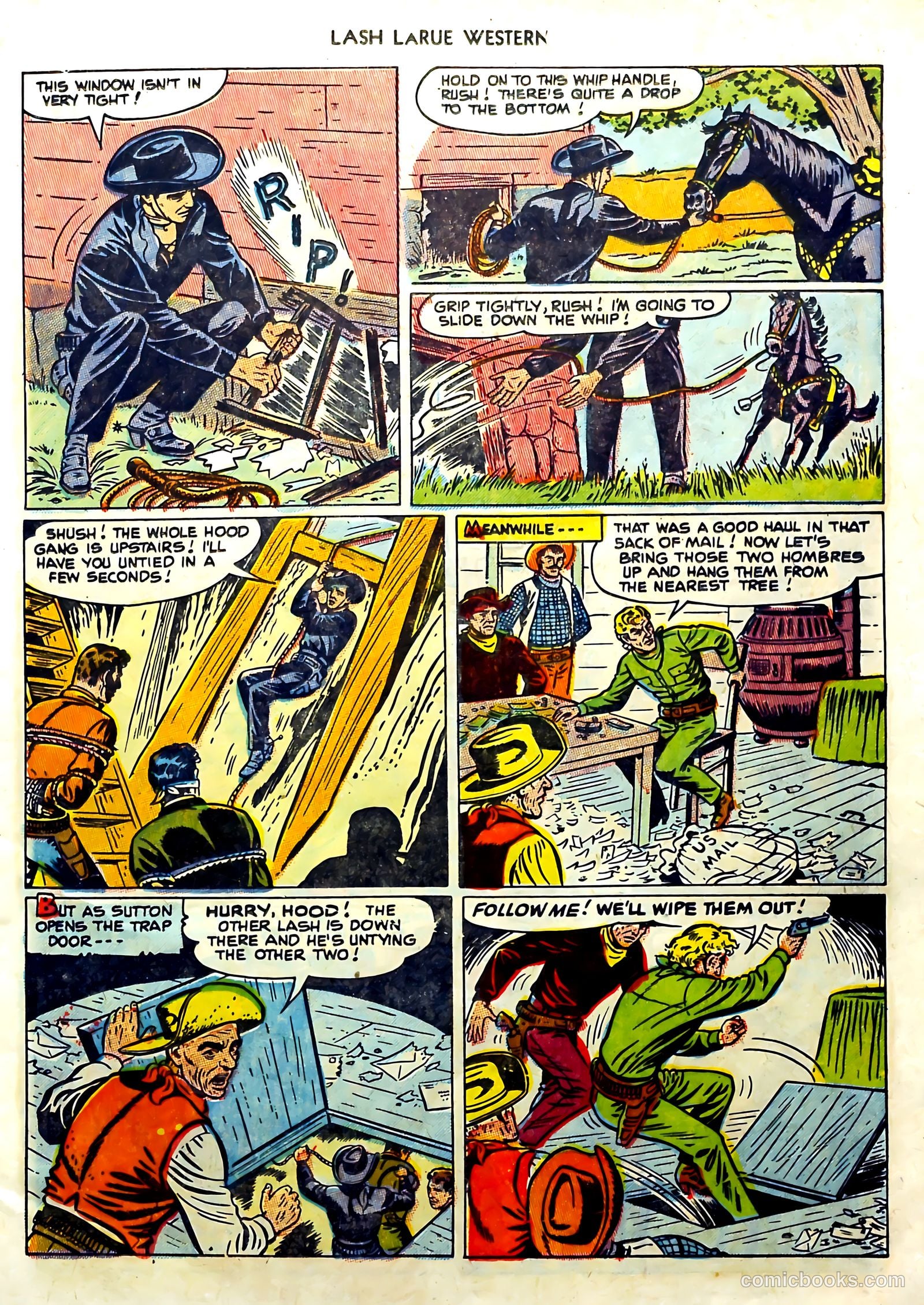 Lash La Rue Western #57 (1955) — page 11 of 36