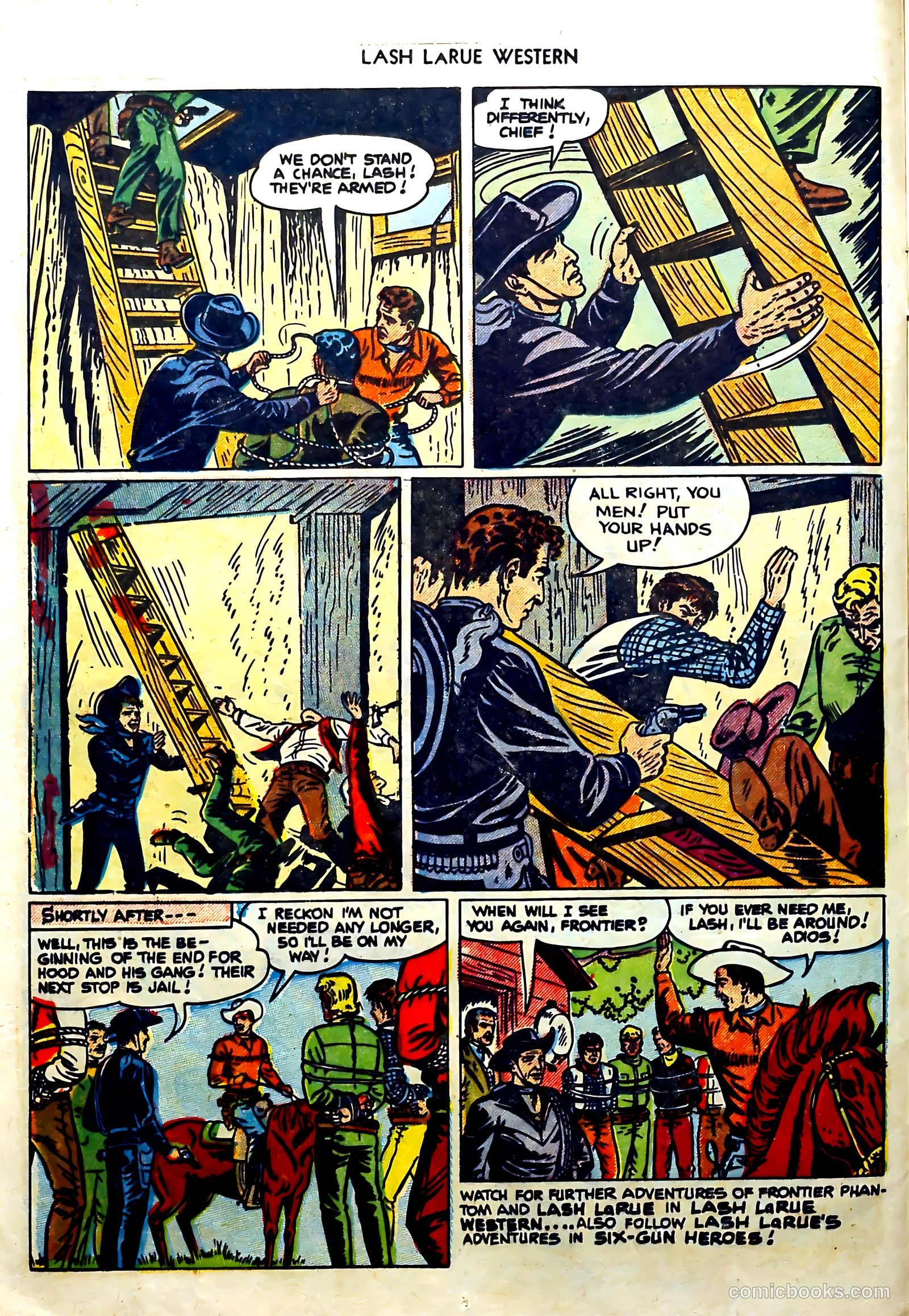 Lash La Rue Western #57 (1955) — page 12 of 36
