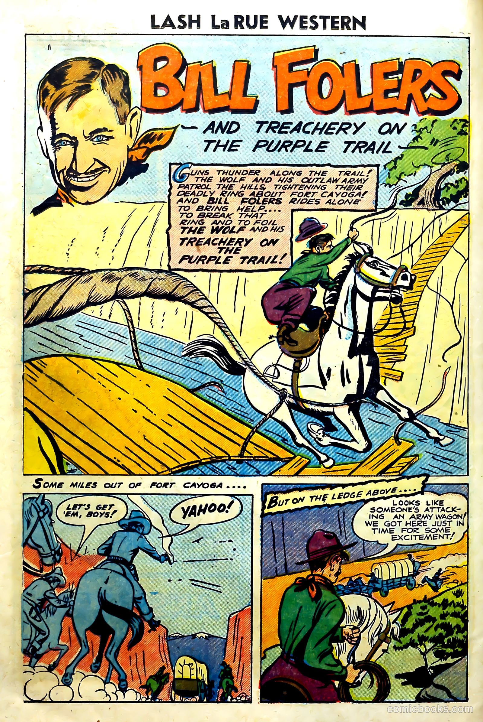 Lash La Rue Western #57 (1955) — page 14 of 36