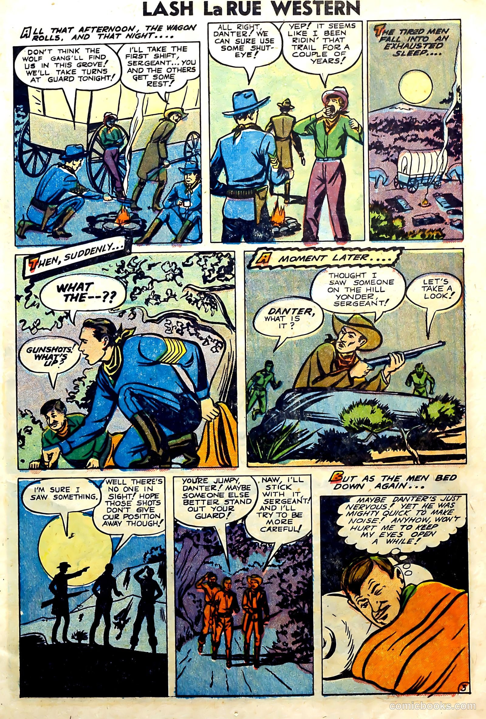 Lash La Rue Western #57 (1955) — page 17 of 36