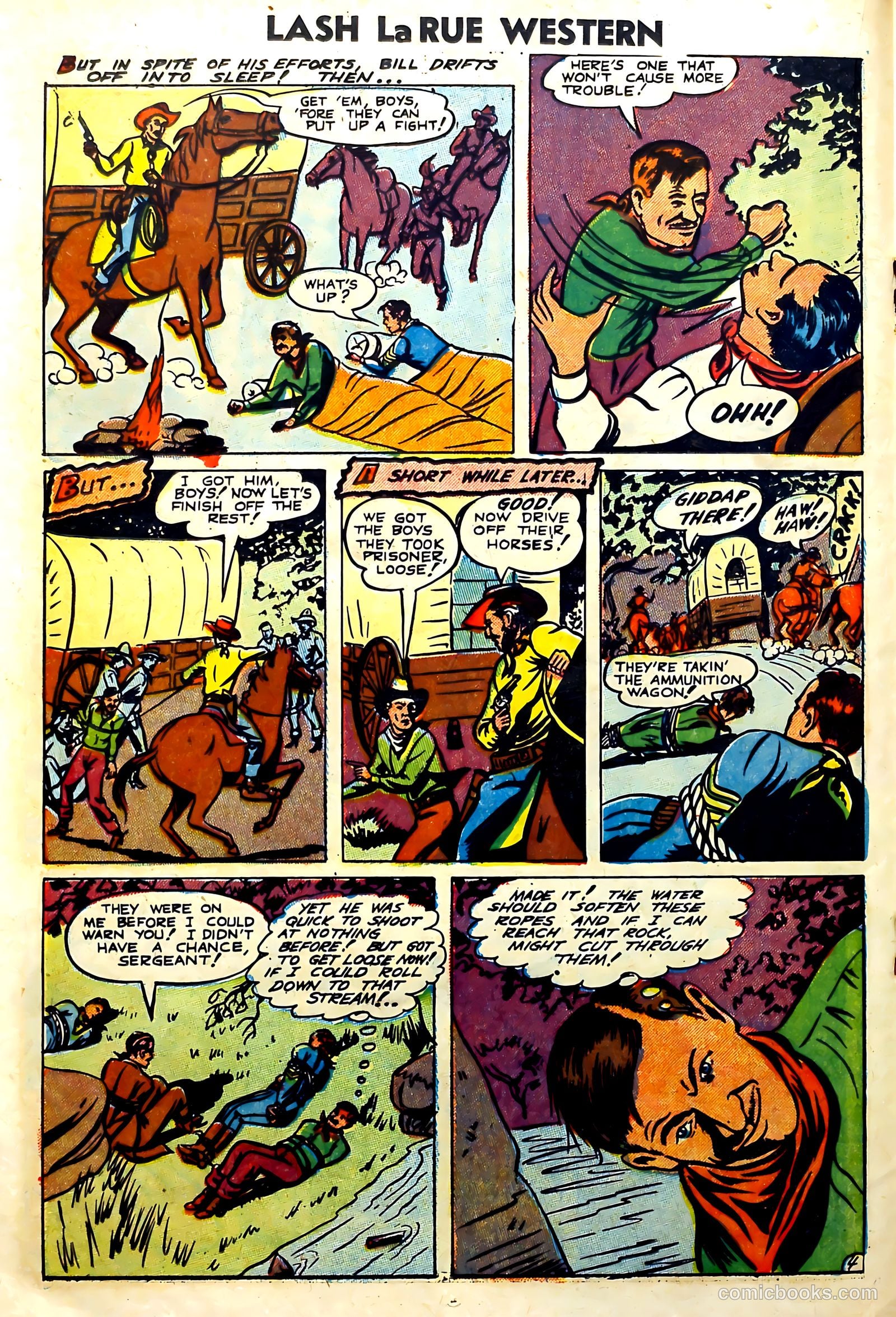 Lash La Rue Western #57 (1955) — page 18 of 36
