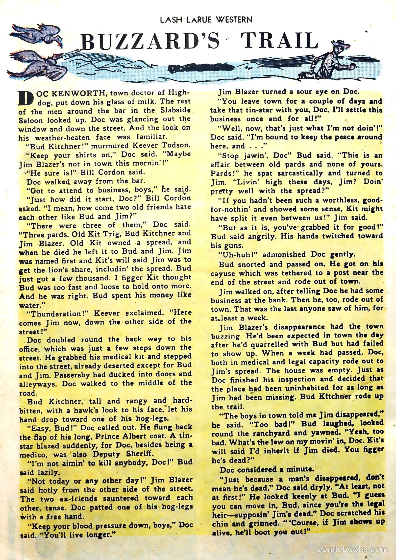 Lash La Rue Western #57 (1955) — page 24 of 36