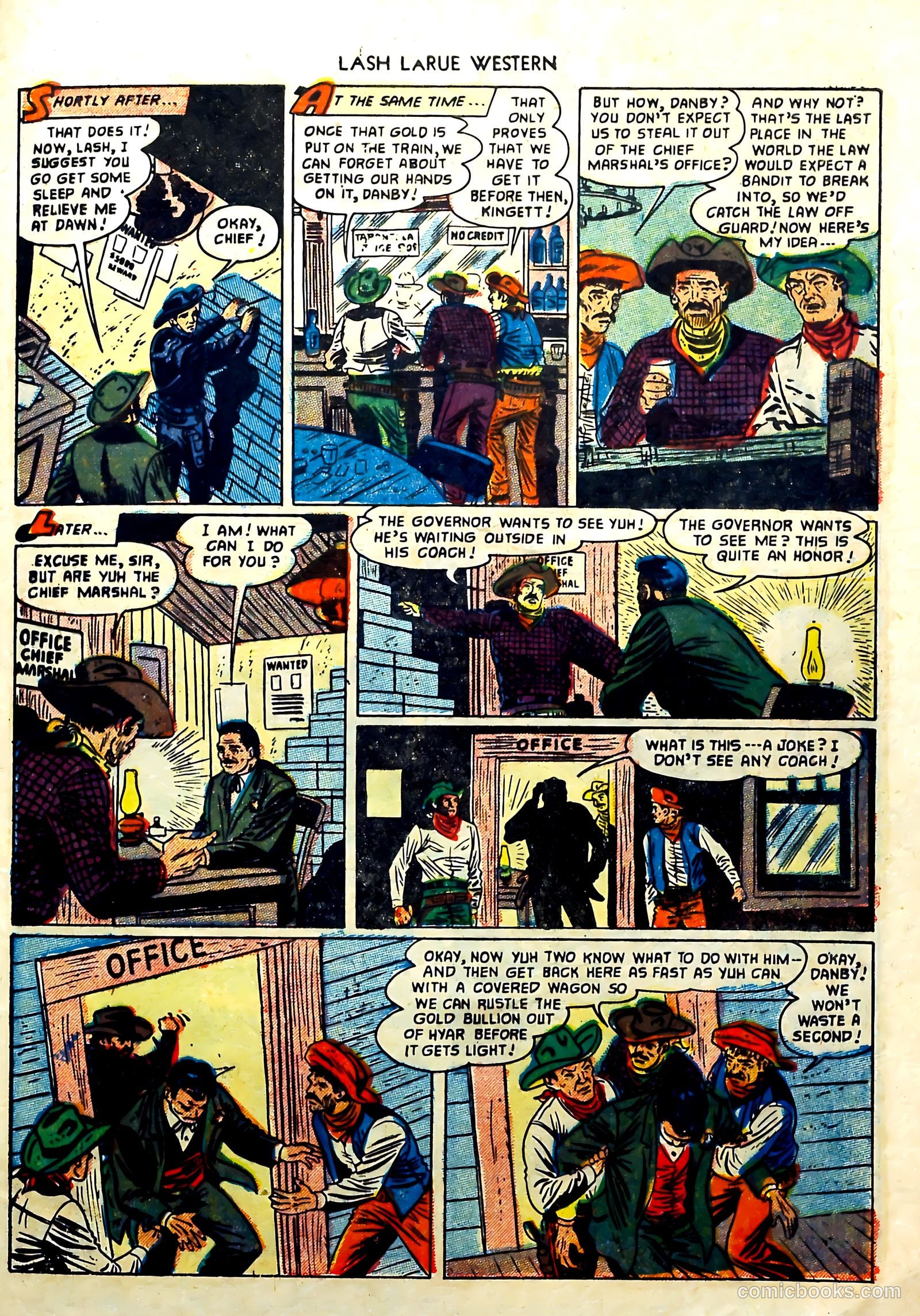 Lash La Rue Western #57 (1955) — page 29 of 36