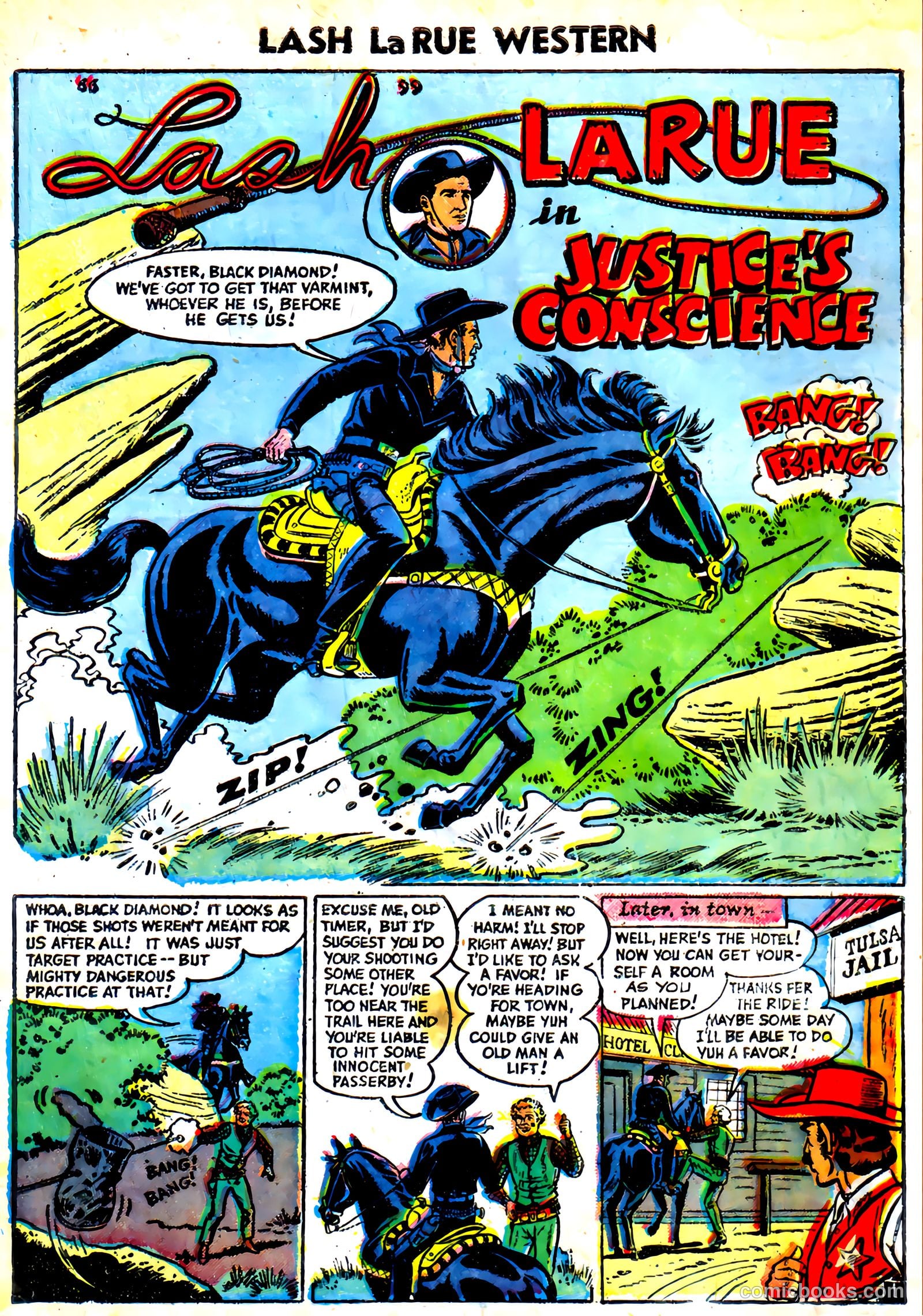 Lash La Rue Western #59 (1956) — page 3 of 36