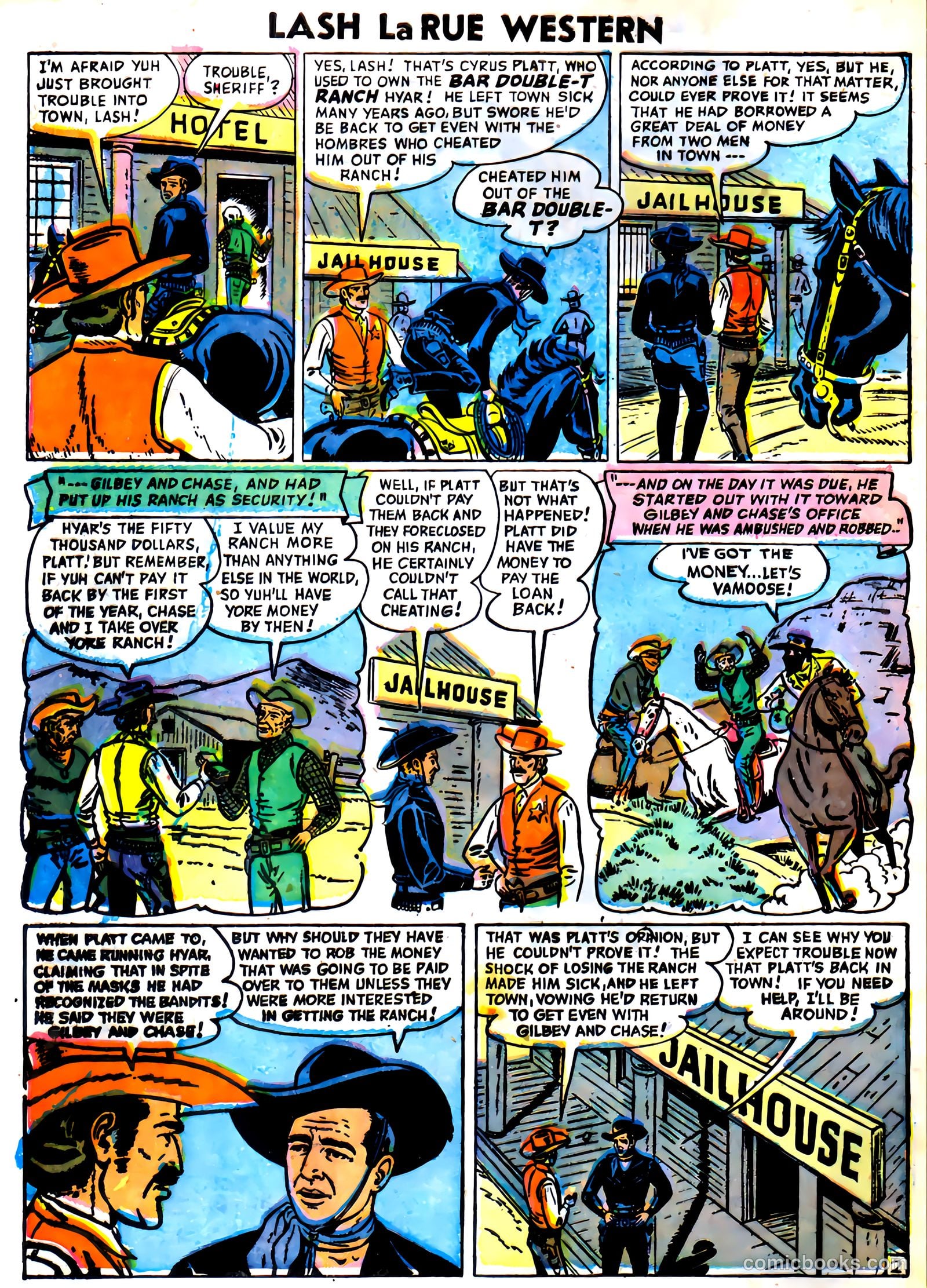 Lash La Rue Western #59 (1956) — page 4 of 36