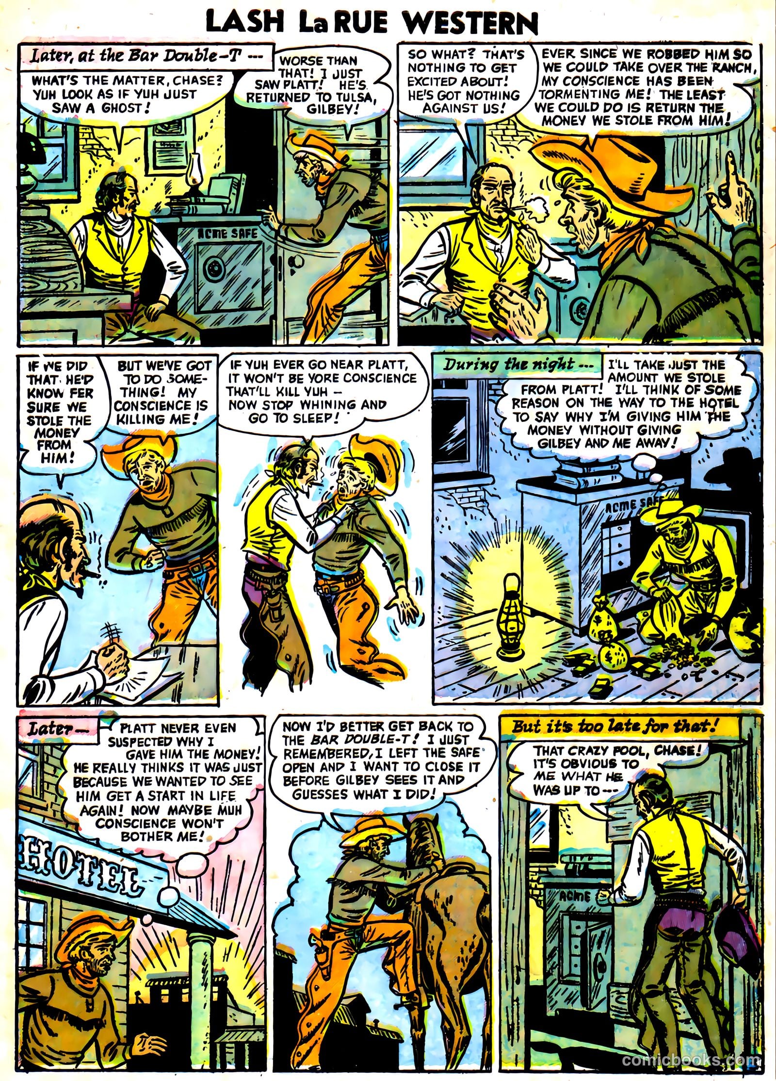 Lash La Rue Western #59 (1956) — page 5 of 36