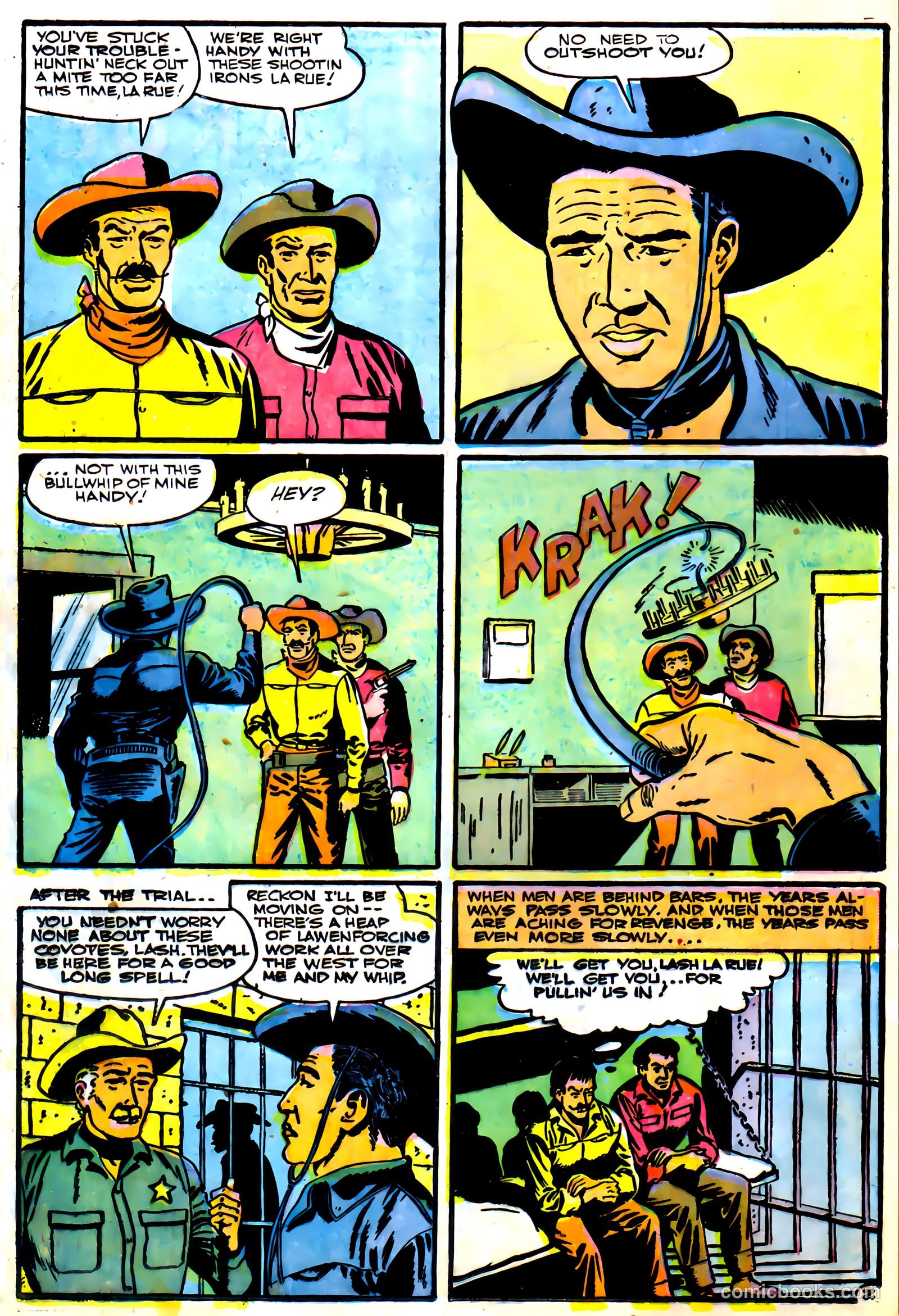 Lash La Rue Western #59 (1956) — page 12 of 36
