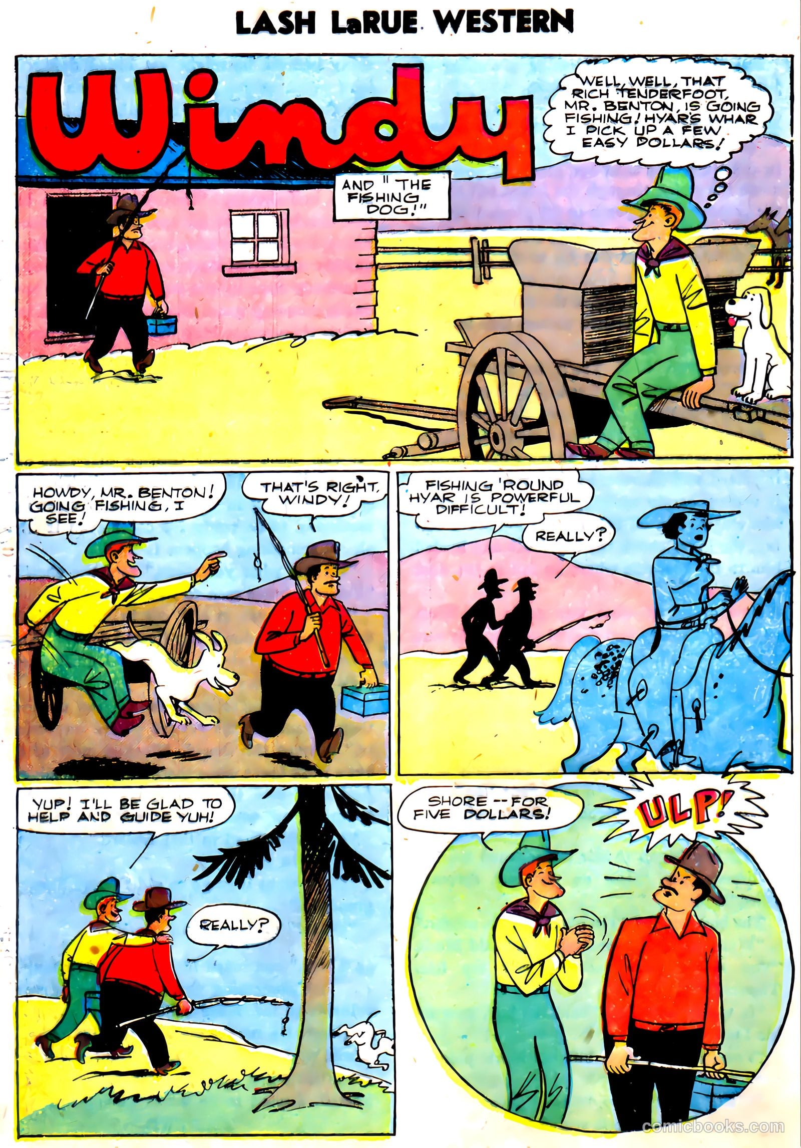 Lash La Rue Western #59 (1956) — page 20 of 36