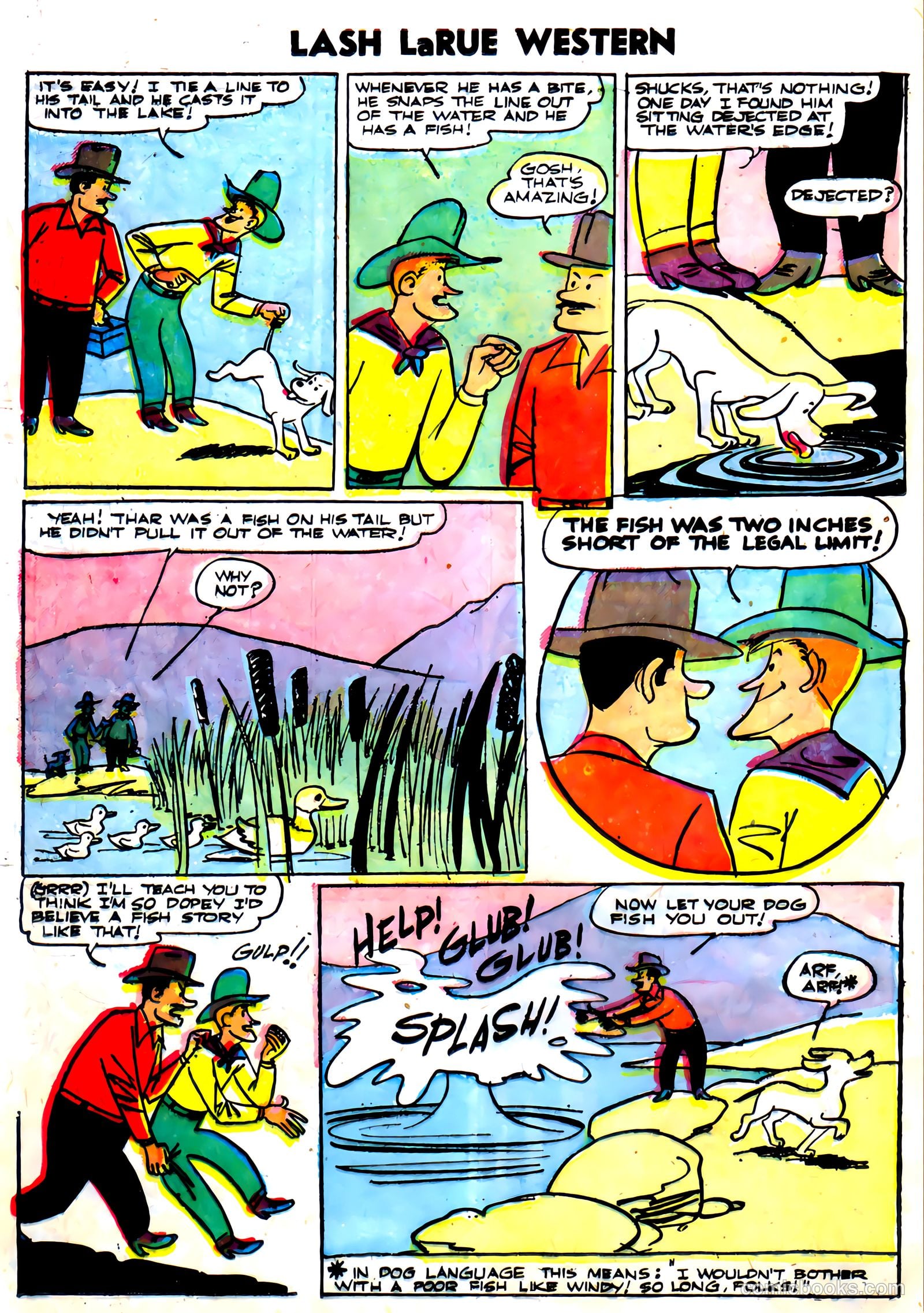 Lash La Rue Western #59 (1956) — page 24 of 36