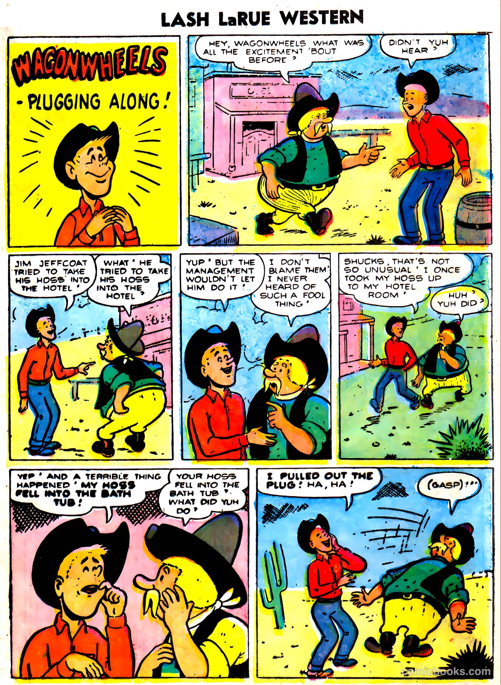 Lash La Rue Western #59 (1956) — page 25 of 36