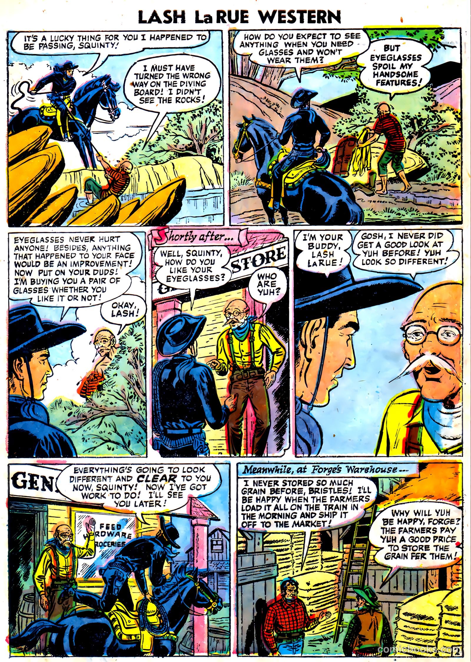 Lash La Rue Western #59 (1956) — page 27 of 36