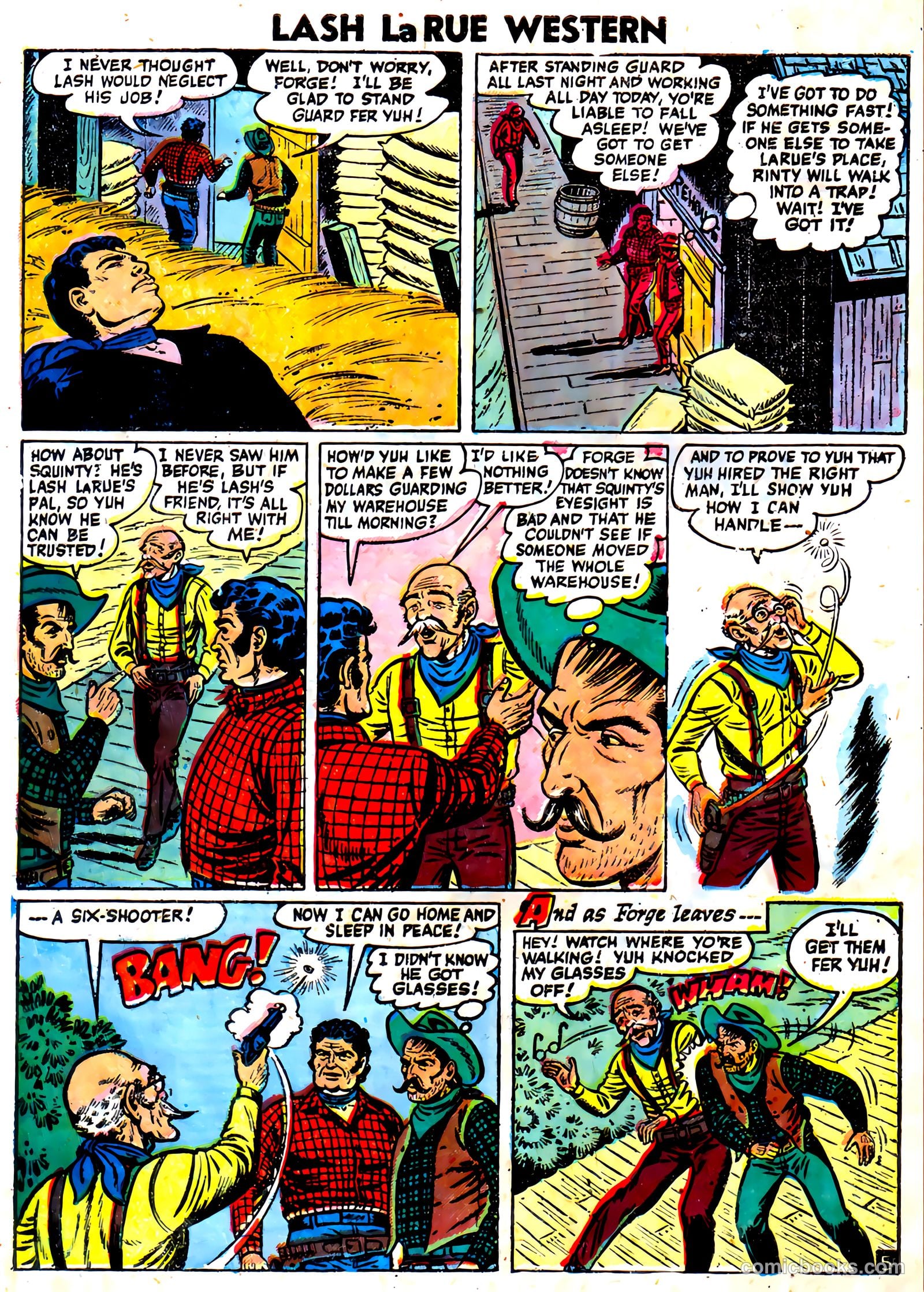 Lash La Rue Western #59 (1956) — page 30 of 36