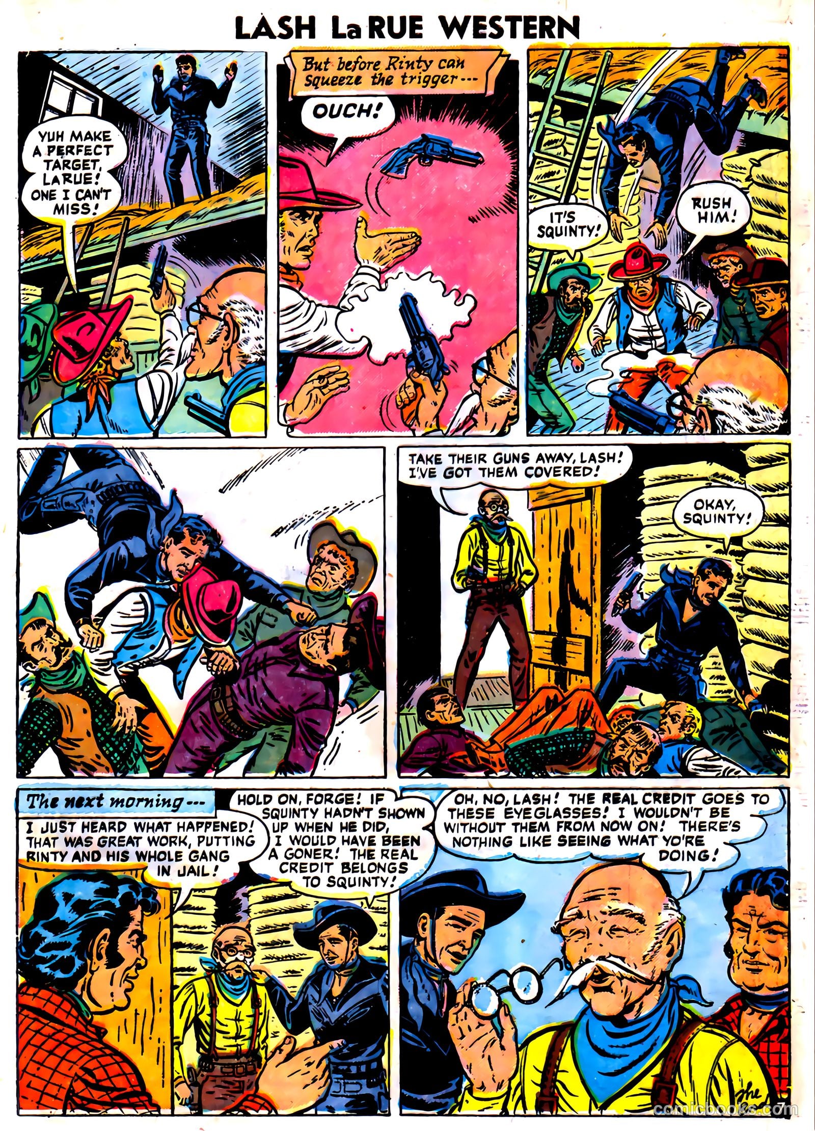 Lash La Rue Western #59 (1956) — page 33 of 36