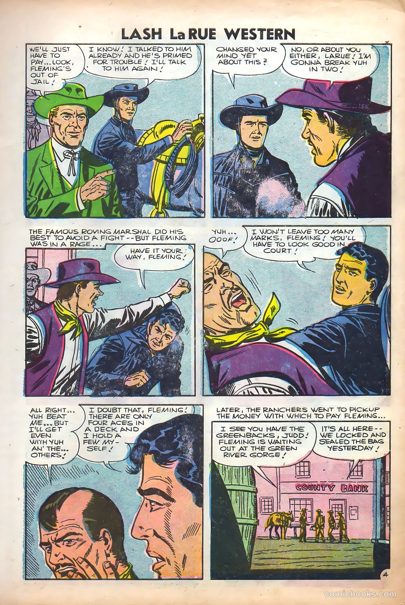 Lash La Rue Western #61 (1956) — page 7 of 36