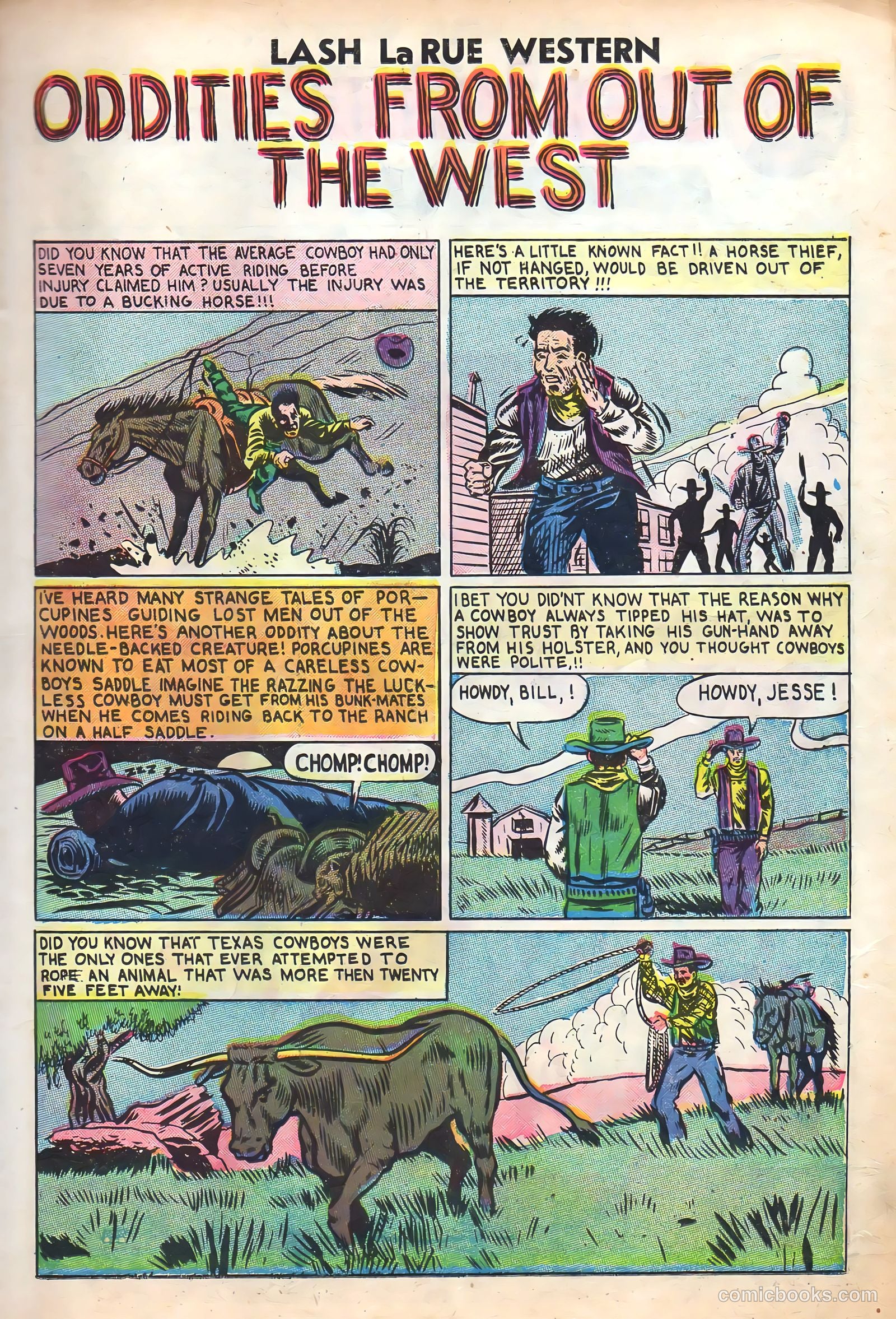 Lash La Rue Western #61 (1956) — page 11 of 36