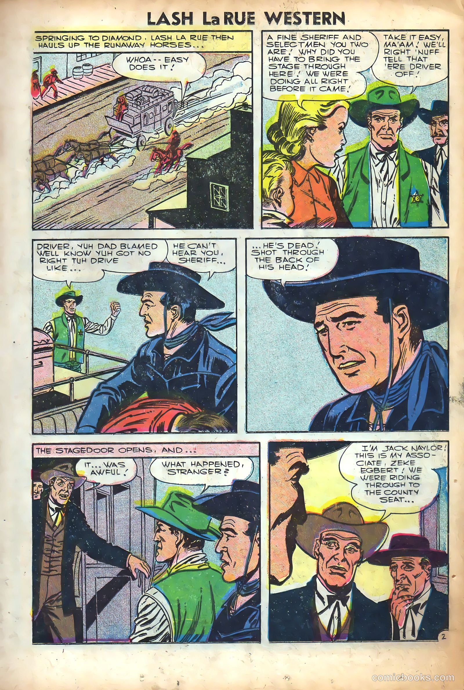 Lash La Rue Western #61 (1956) — page 13 of 36