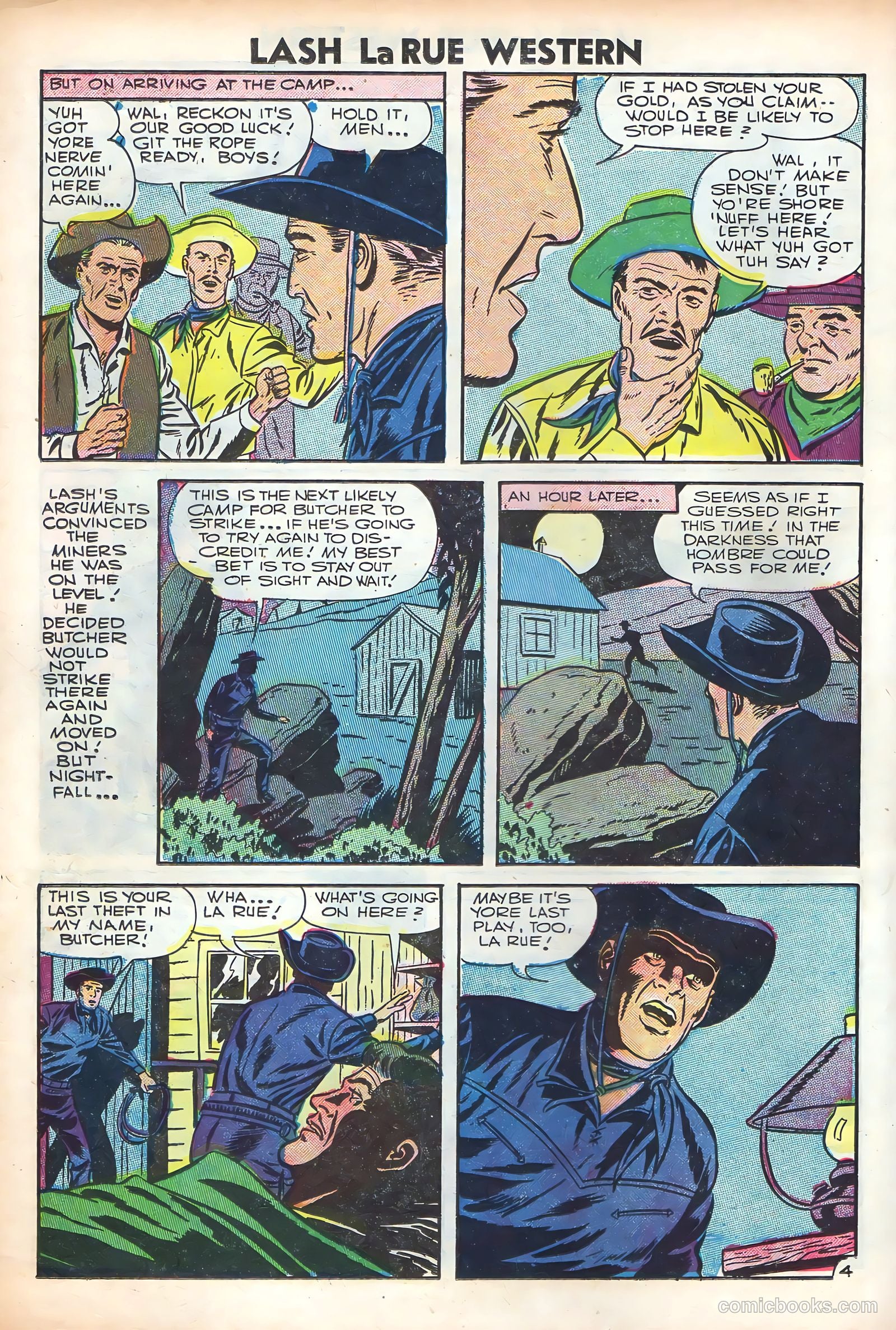 Lash La Rue Western #61 (1956) — page 26 of 36