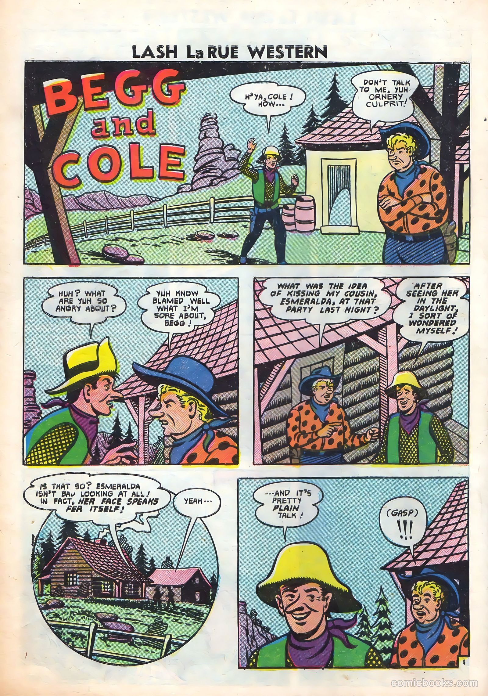 Lash La Rue Western #61 (1956) — page 28 of 36