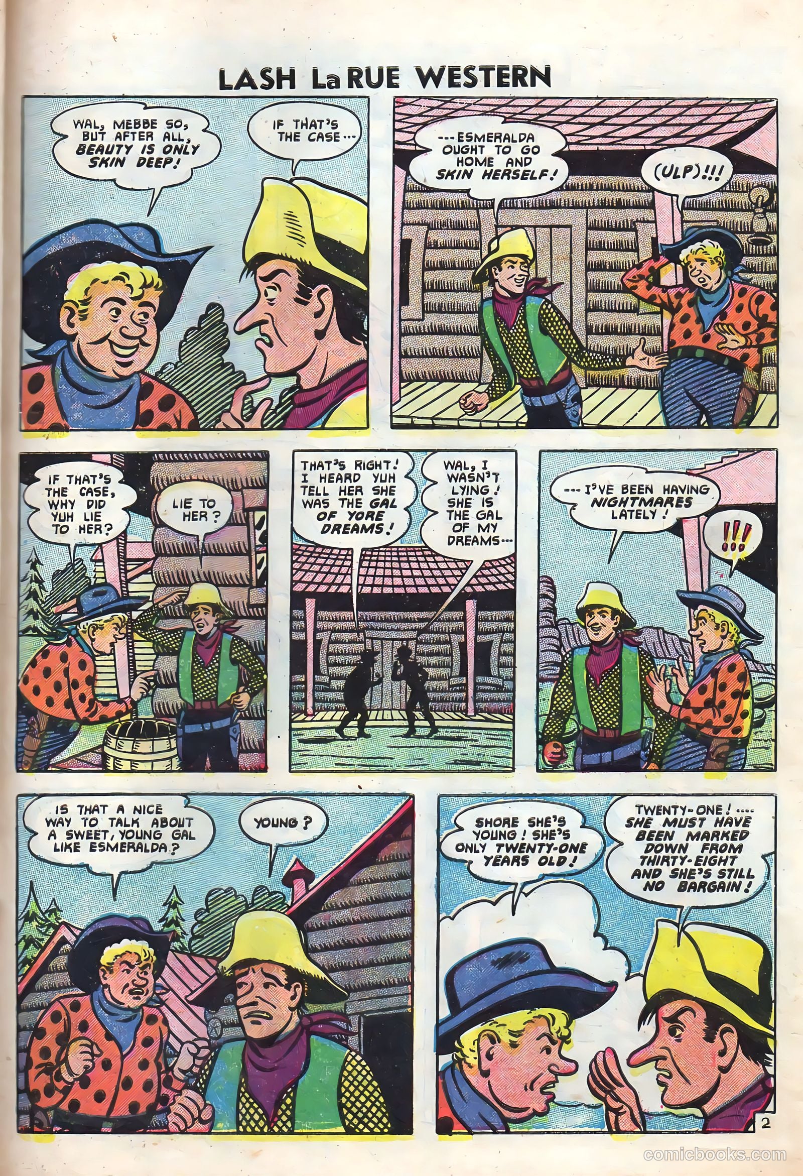 Lash La Rue Western #61 (1956) — page 29 of 36