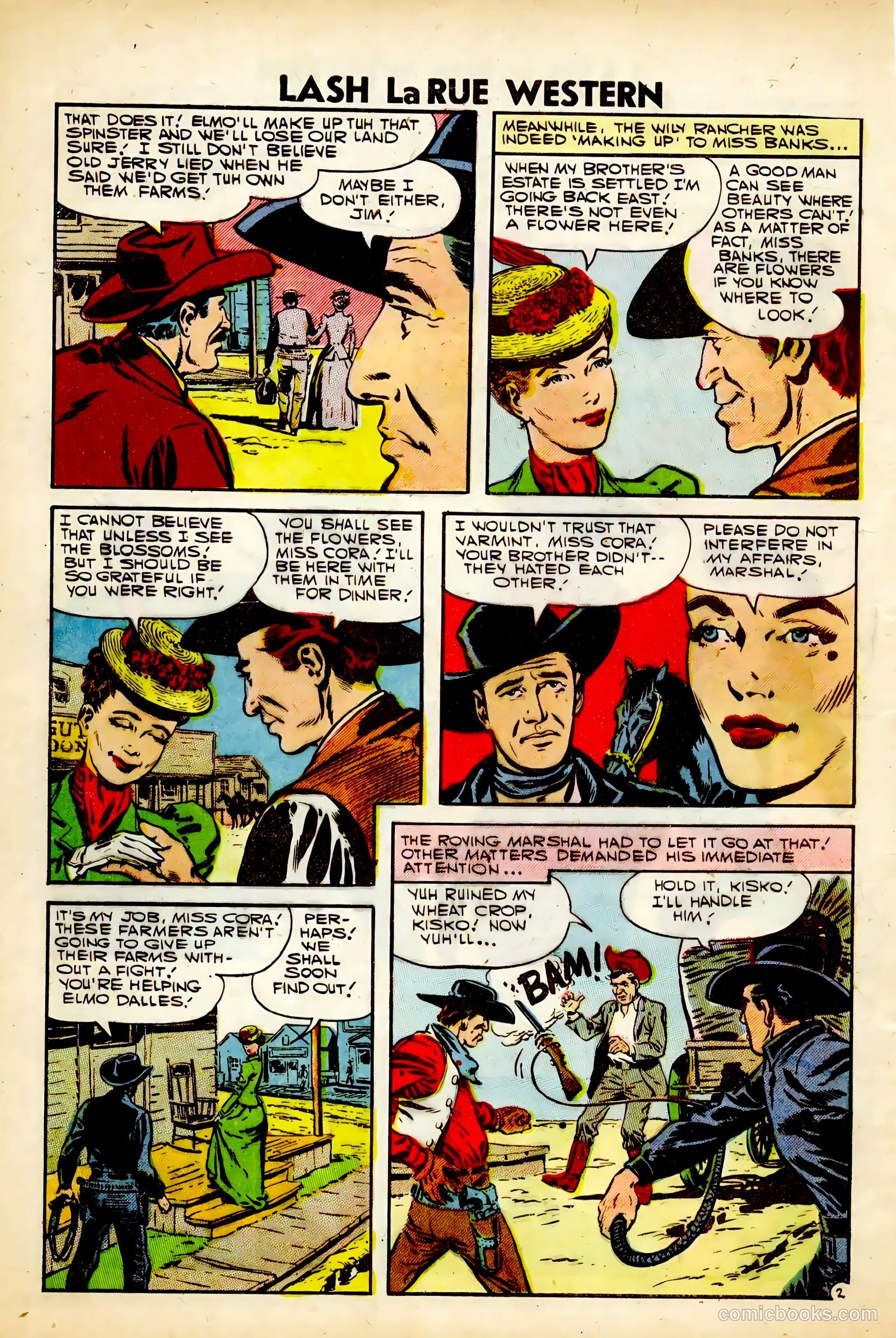 Lash La Rue Western #63 (1957) — page 4 of 36