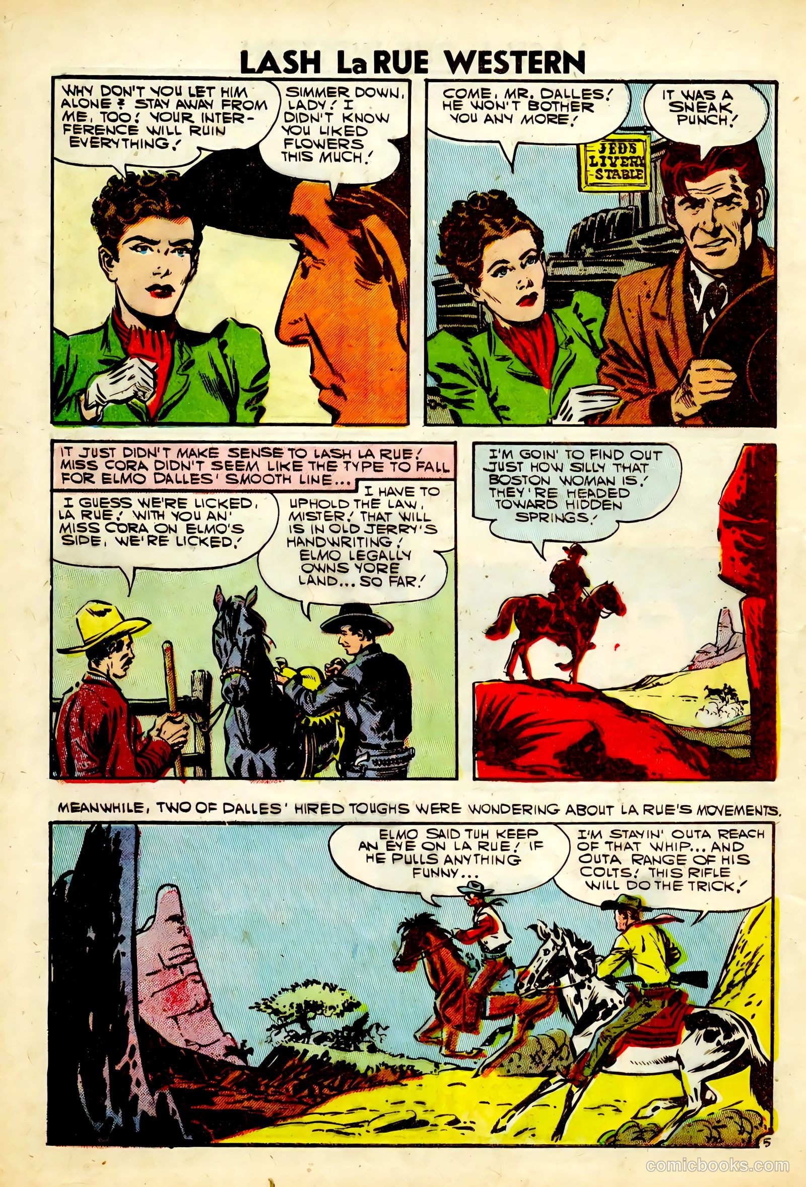 Lash La Rue Western #63 (1957) — page 8 of 36