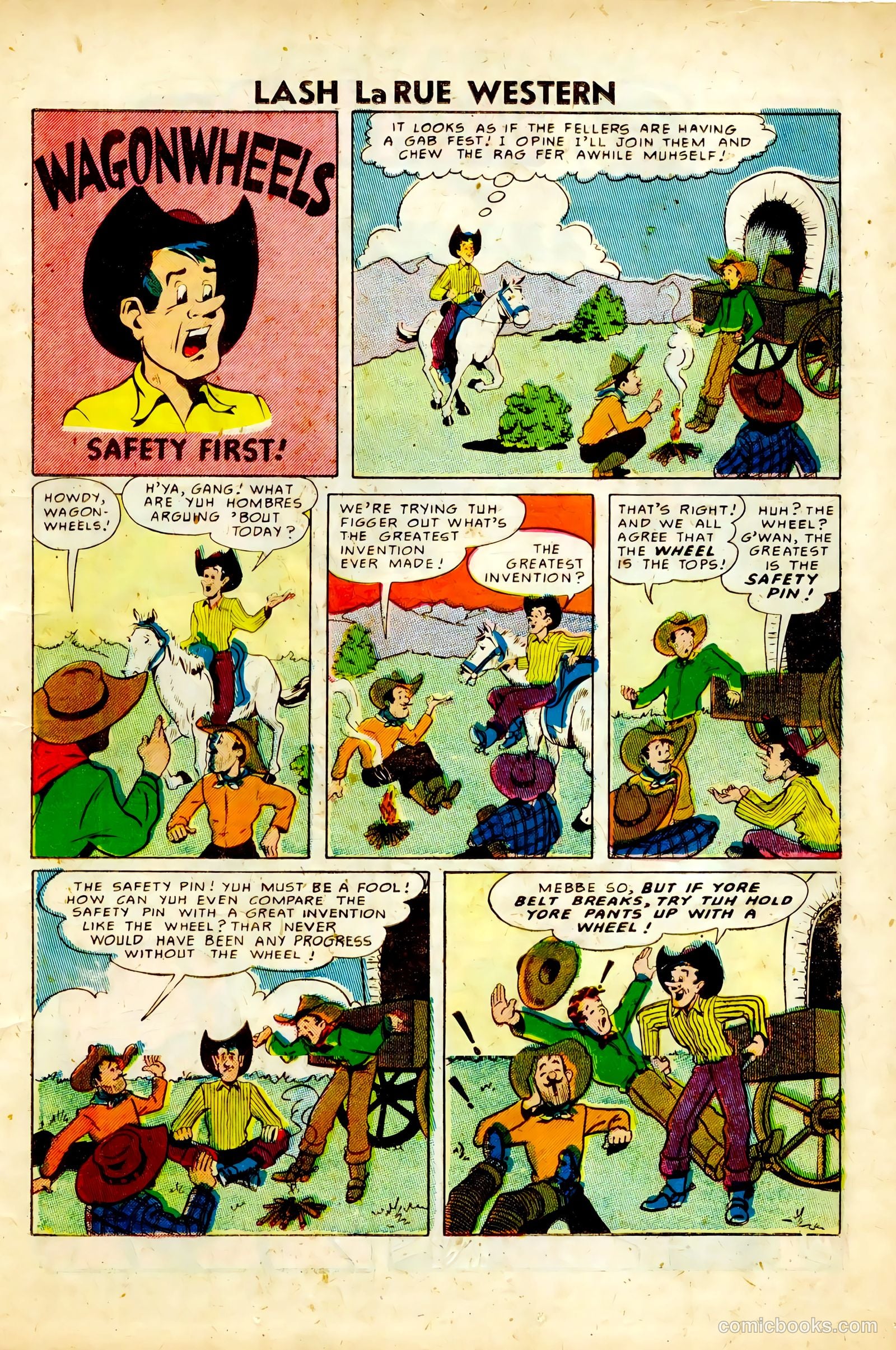 Lash La Rue Western #63 (1957) — page 11 of 36