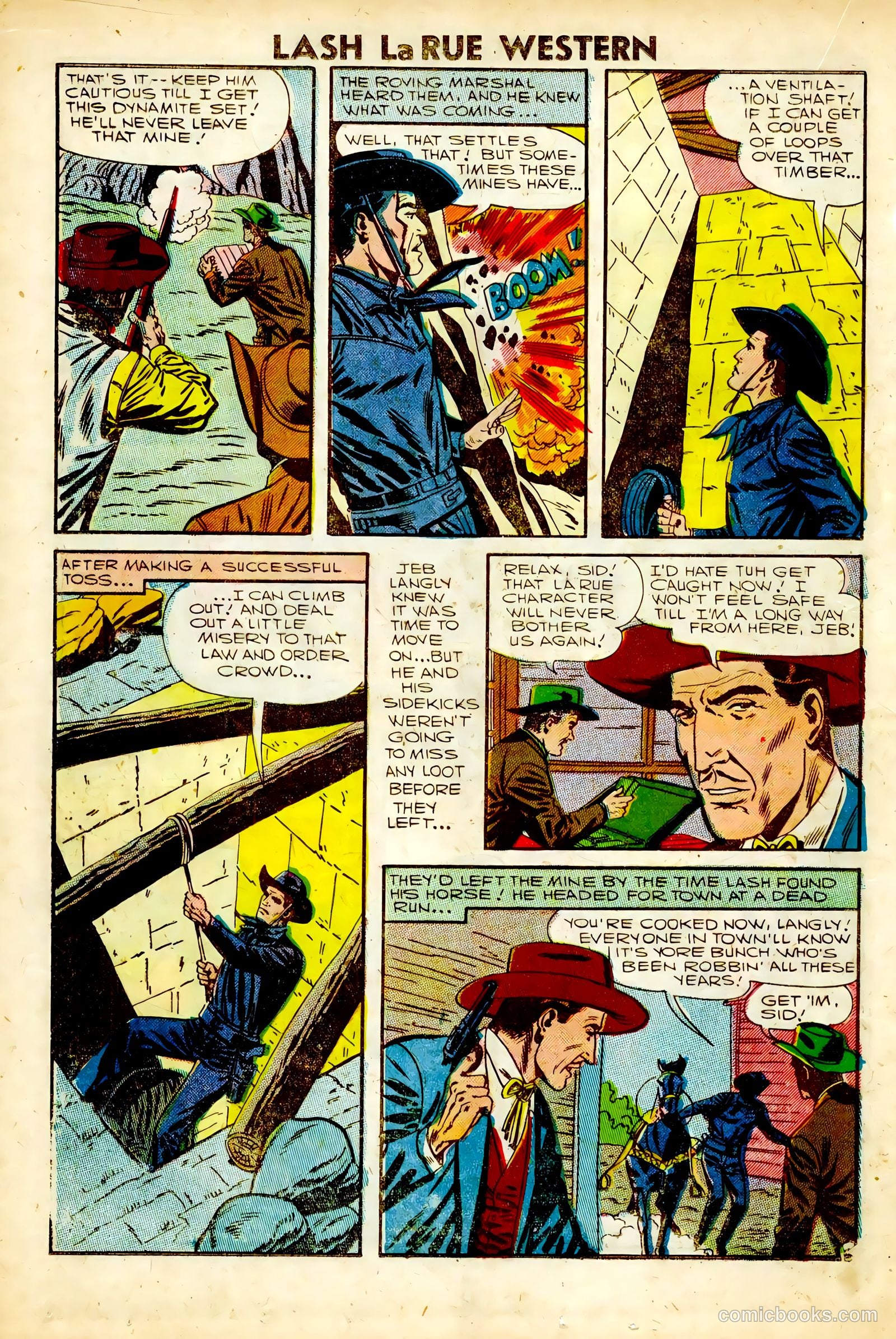 Lash La Rue Western #63 (1957) — page 18 of 36