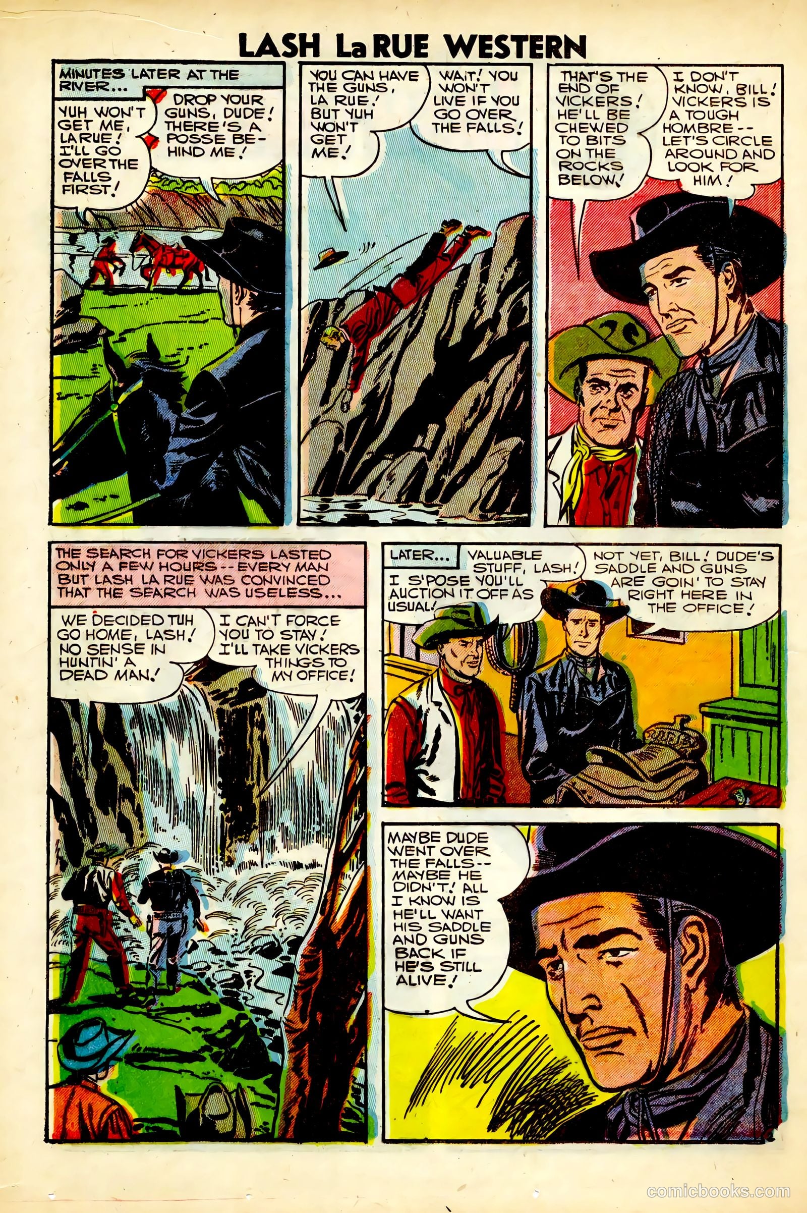 Lash La Rue Western #63 (1957) — page 24 of 36