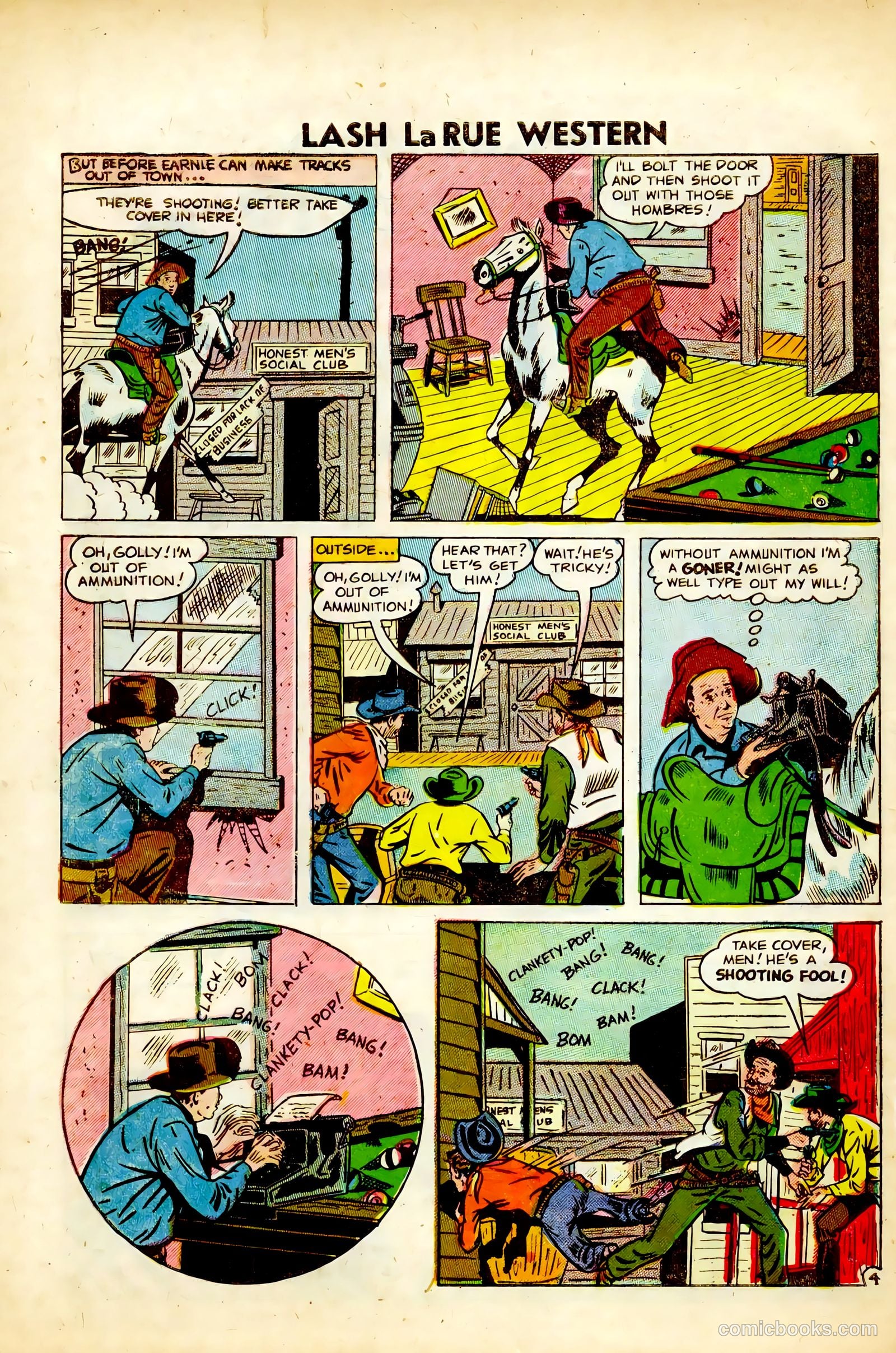 Lash La Rue Western #63 (1957) — page 30 of 36