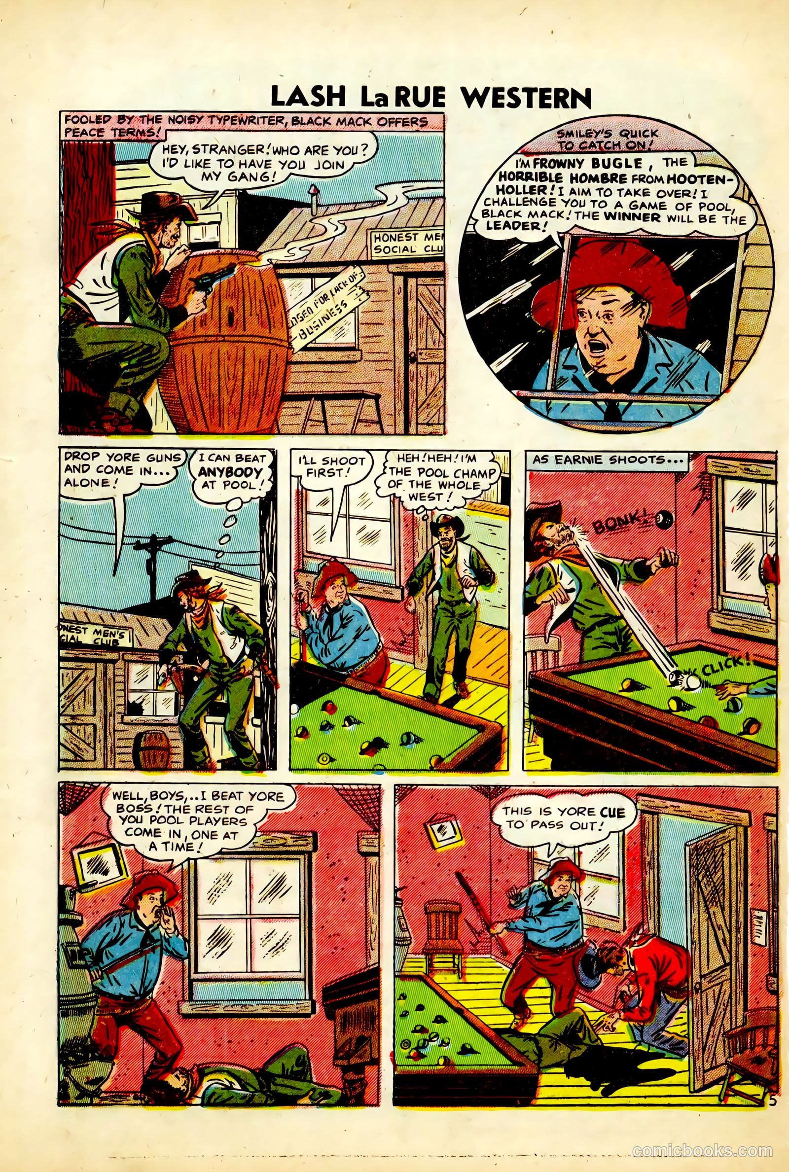 Lash La Rue Western #63 (1957) — page 32 of 36