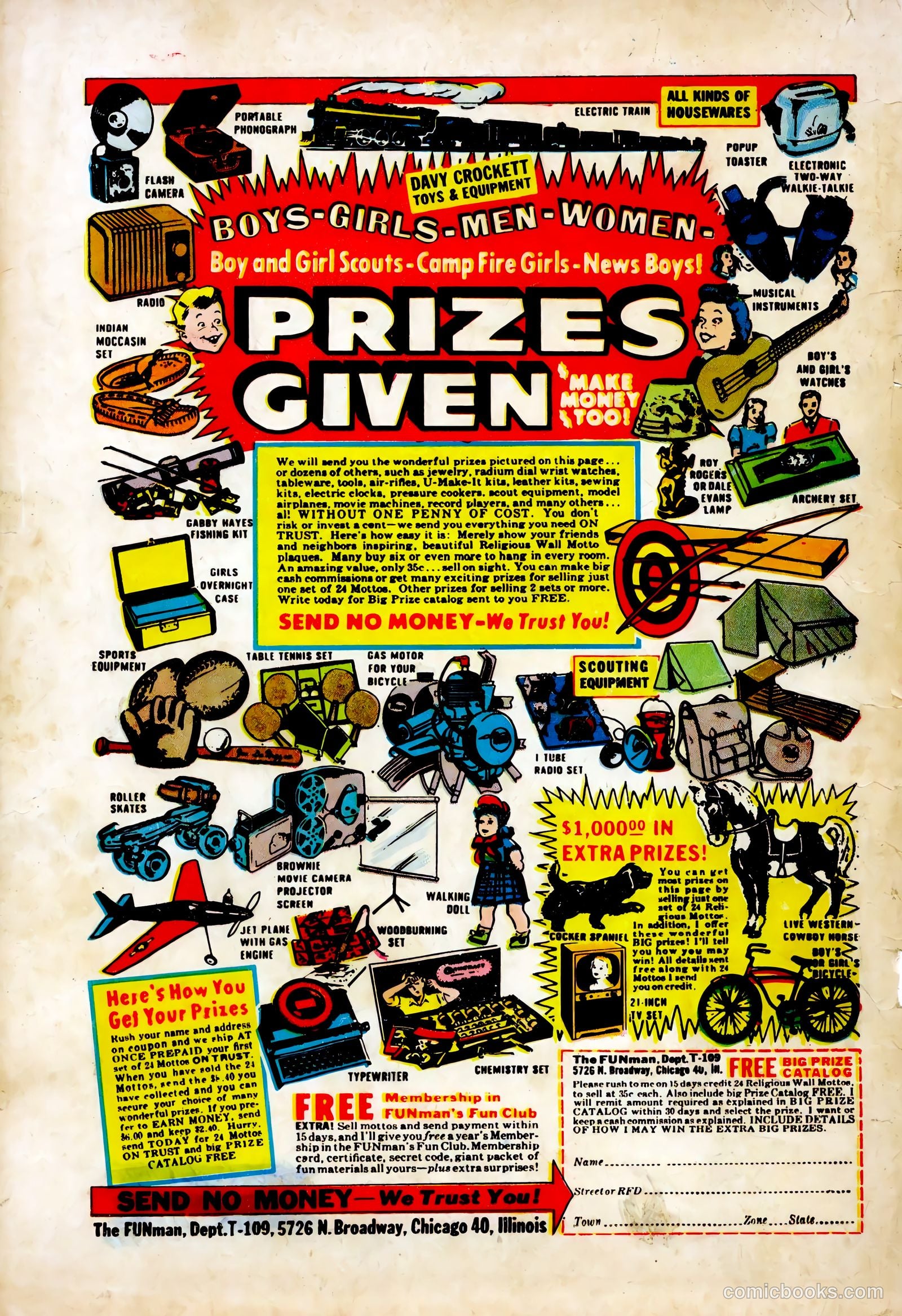 Lash La Rue Western #63 (1957) — page 36 of 36