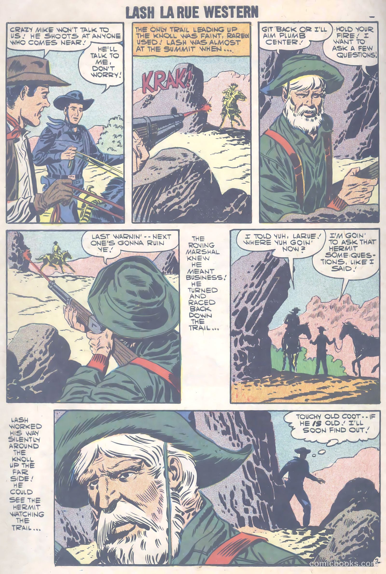 Lash La Rue Western #66 (1957) — page 11 of 37