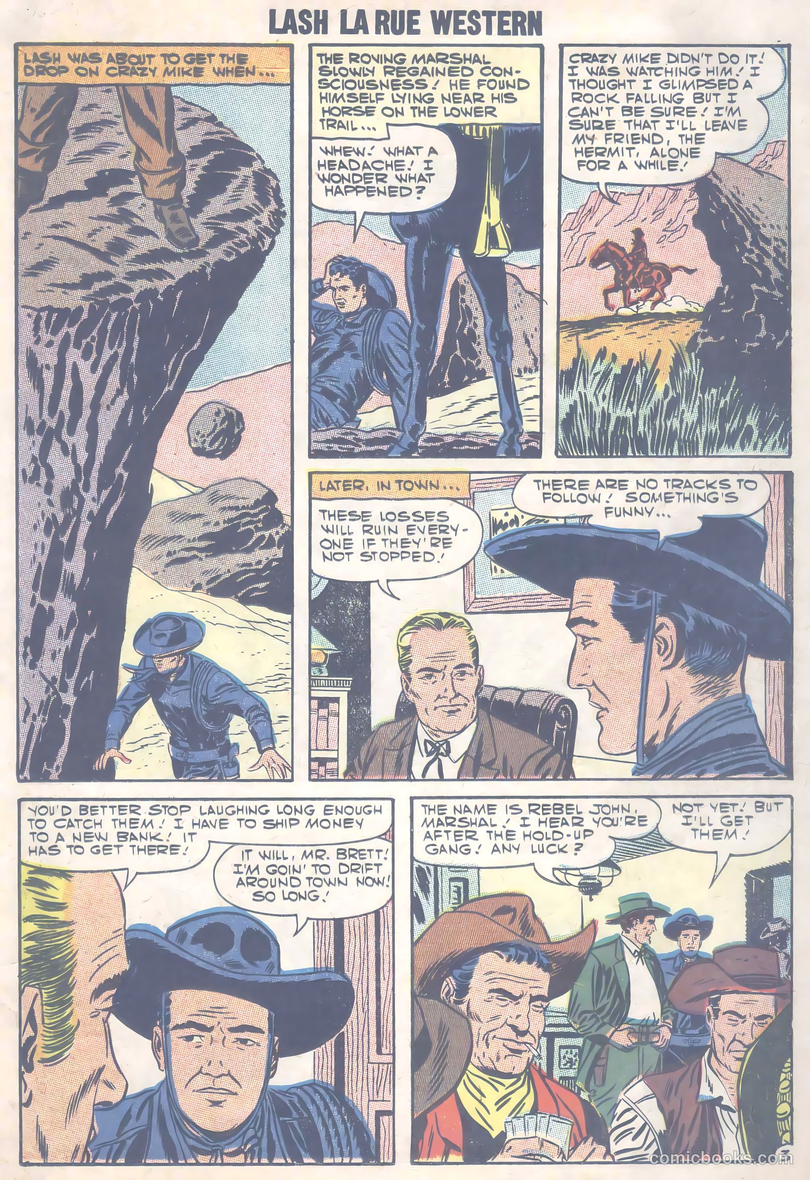 Lash La Rue Western #66 (1957) — page 12 of 37