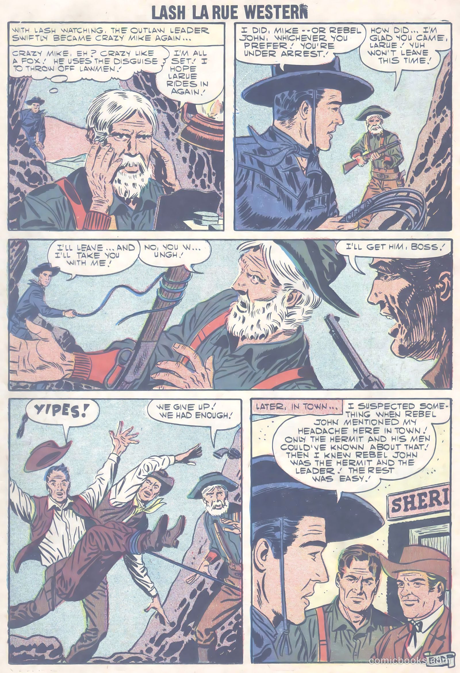 Lash La Rue Western #66 (1957) — page 15 of 37