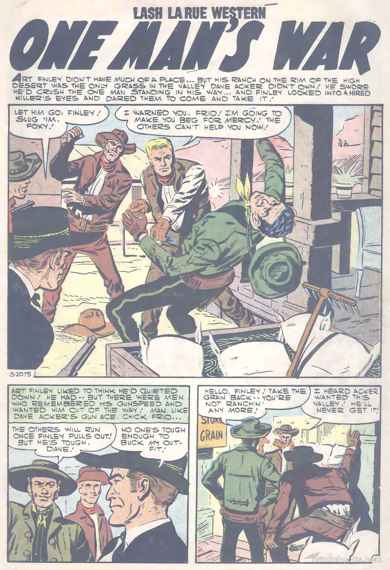 Lash La Rue Western #66 (1957) — page 20 of 37