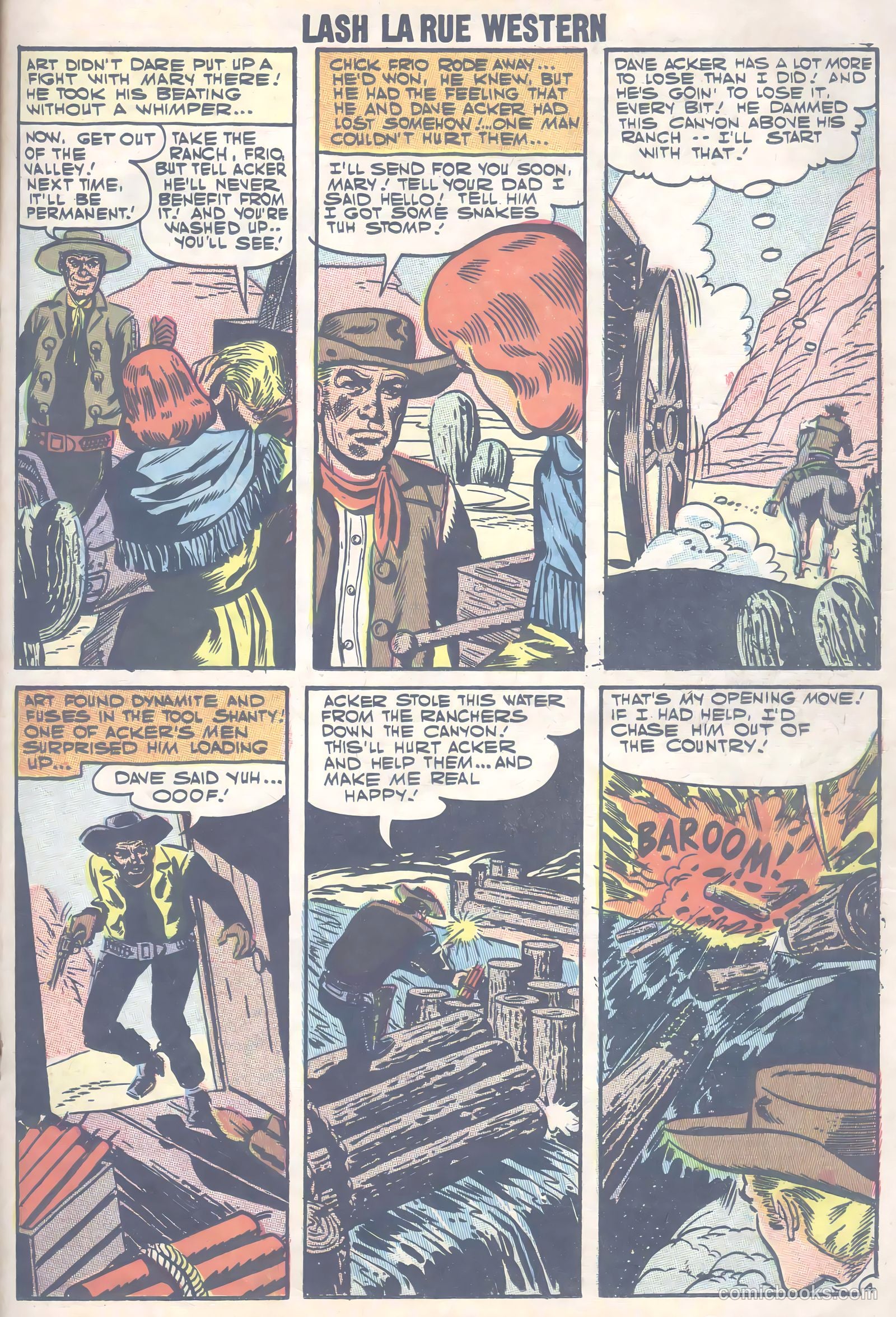 Lash La Rue Western #66 (1957) — page 24 of 37
