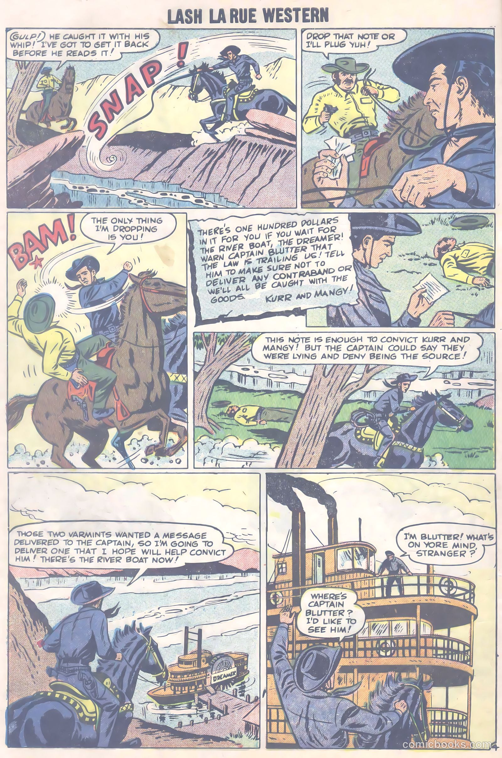 Lash La Rue Western #66 (1957) — page 29 of 37