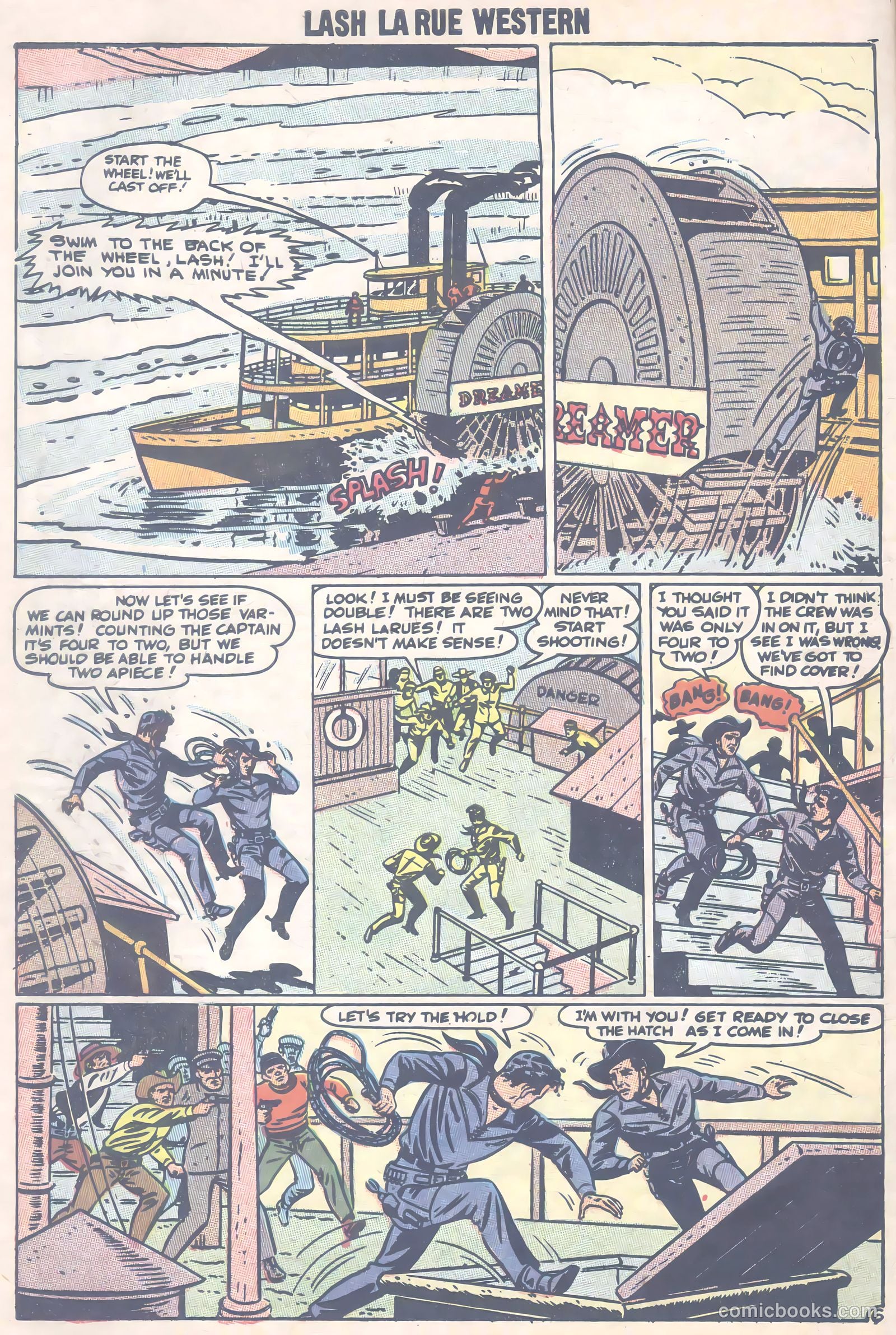 Lash La Rue Western #66 (1957) — page 31 of 37