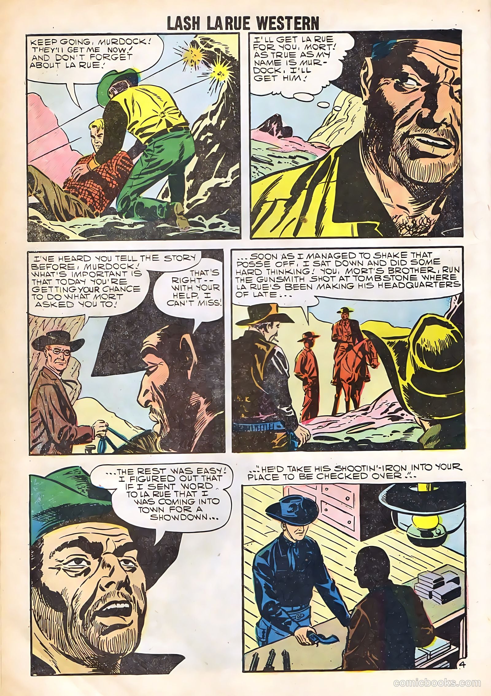 Lash La Rue Western #67 (1958) — page 6 of 68