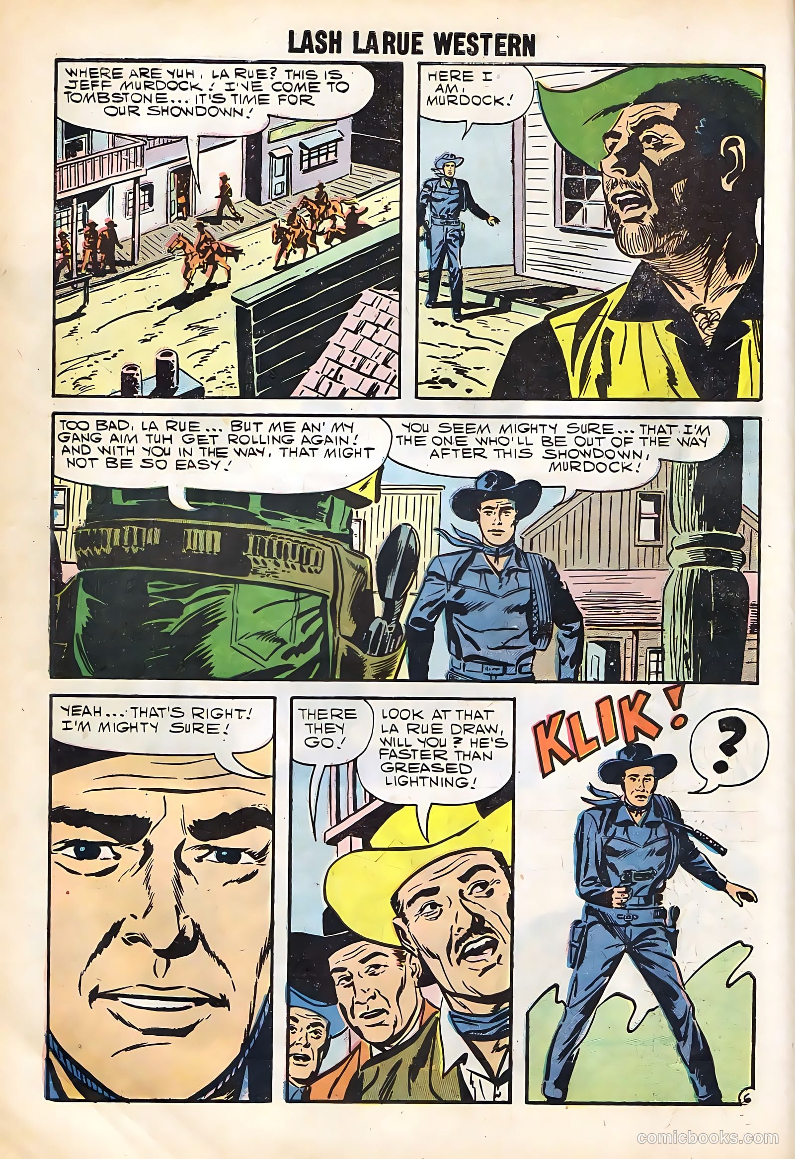 Lash La Rue Western #67 (1958) — page 8 of 68