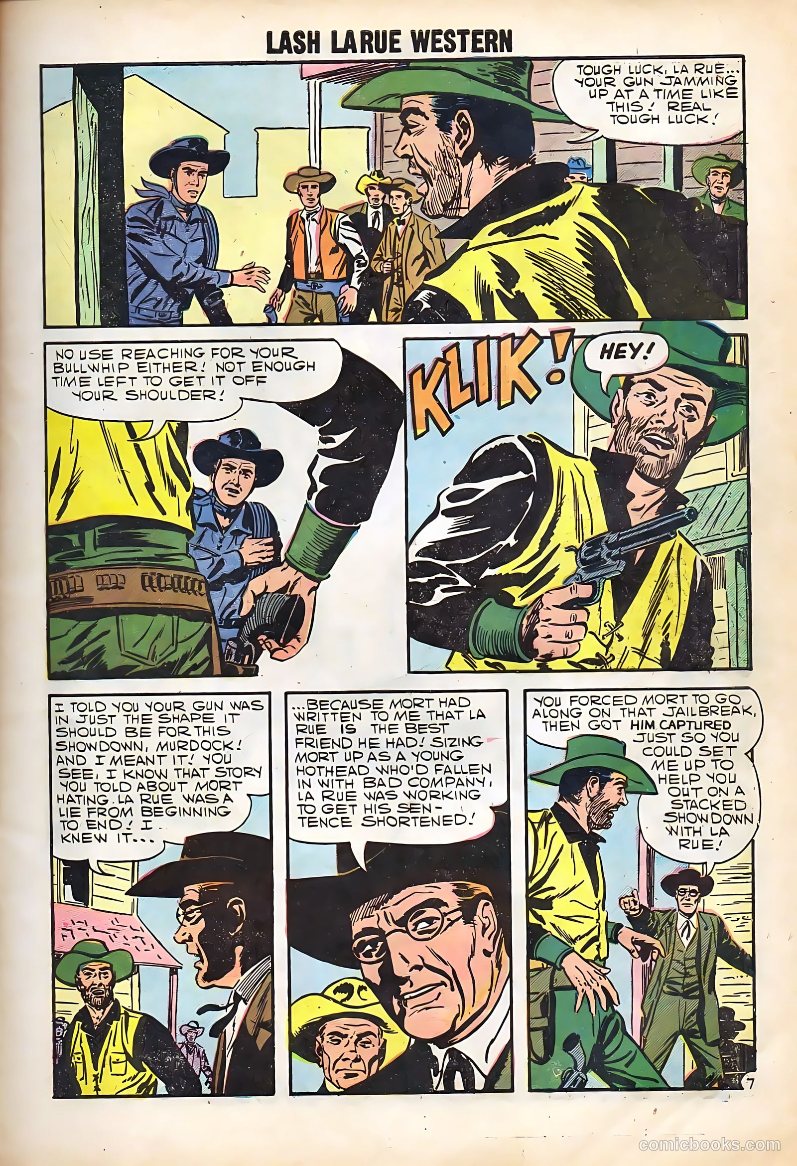 Lash La Rue Western #67 (1958) — page 9 of 68