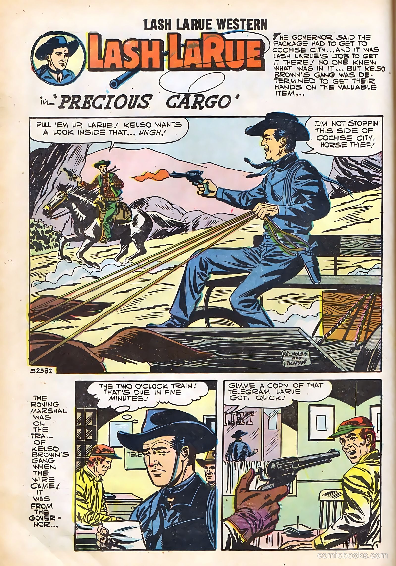 Lash La Rue Western #67 (1958) — page 22 of 68