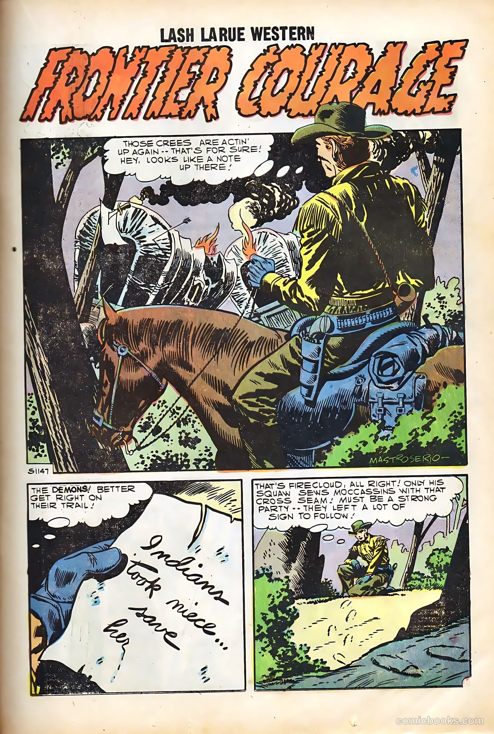 Lash La Rue Western #67 (1958) — page 29 of 68