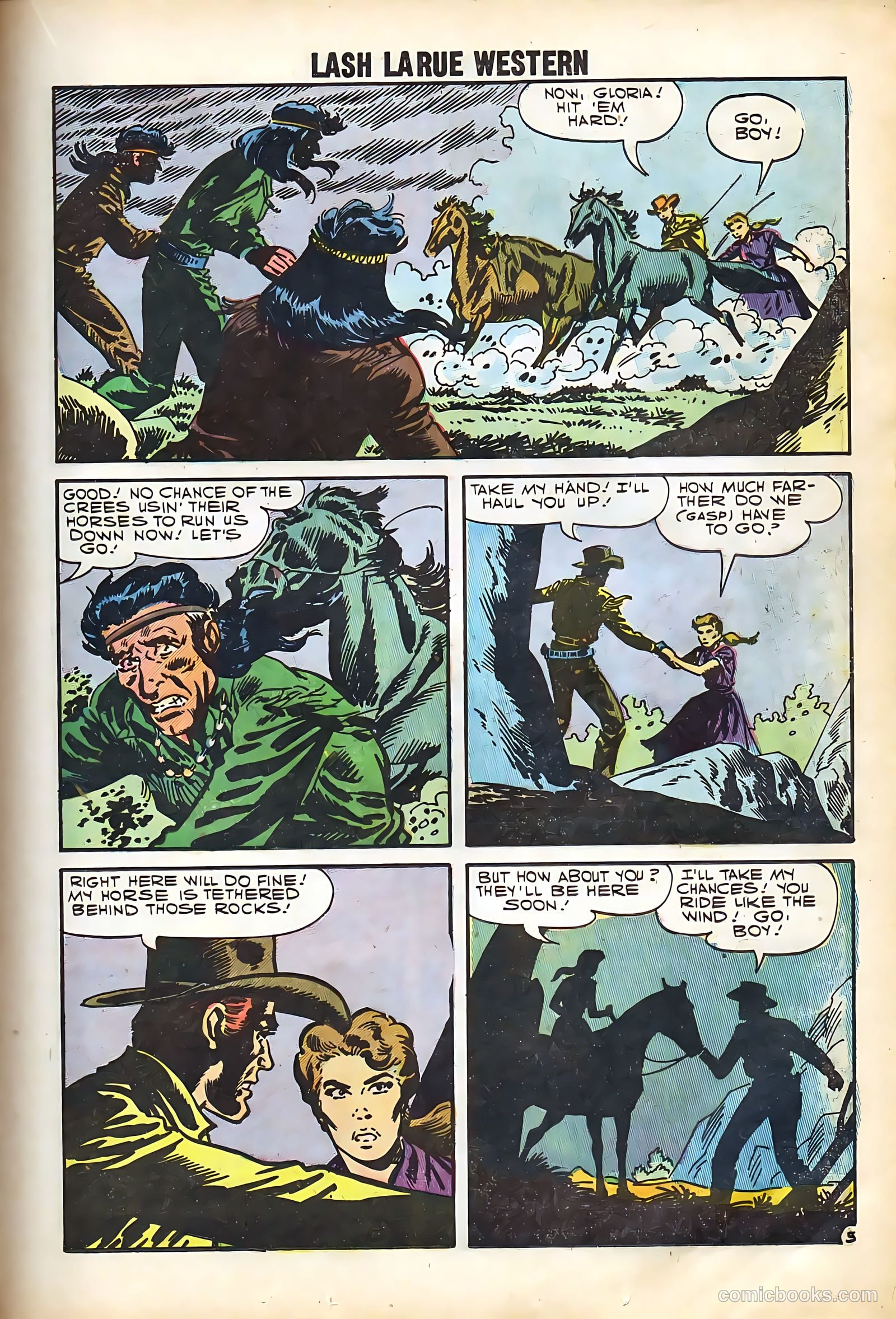 Lash La Rue Western #67 (1958) — page 33 of 68