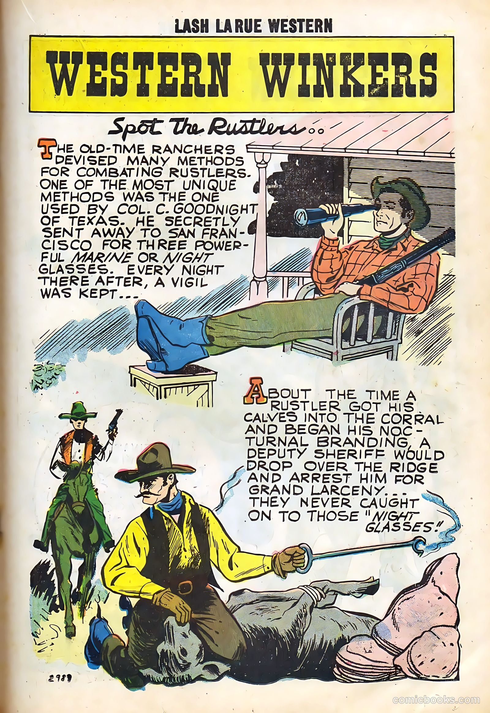 Lash La Rue Western #67 (1958) — page 35 of 68