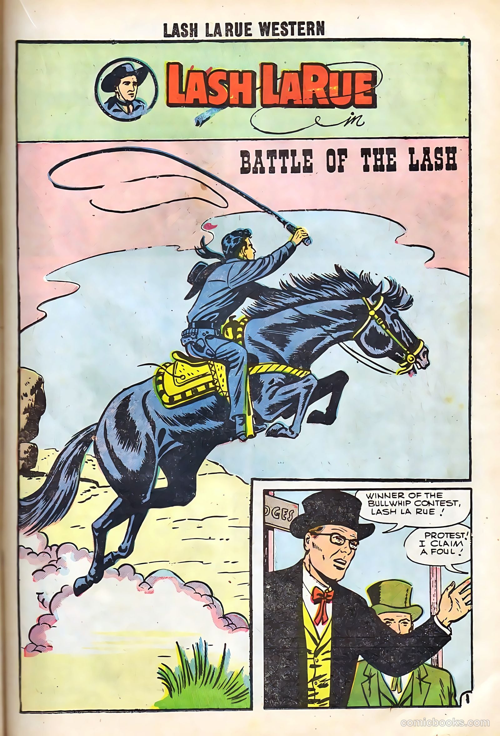 Lash La Rue Western #67 (1958) — page 37 of 68